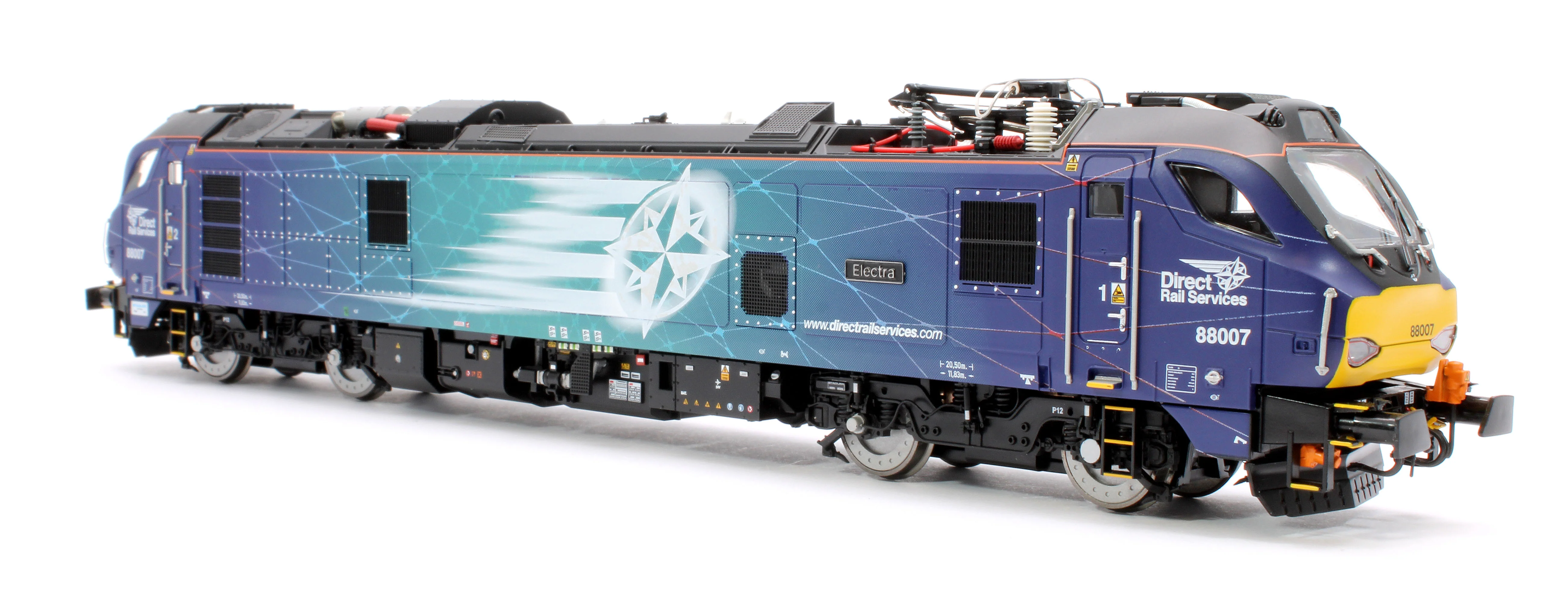Class 88 'Electra' 88007 DRS Electro-Diesel Locomotive (DCC Fitted & Working Pantograph) - Image 4