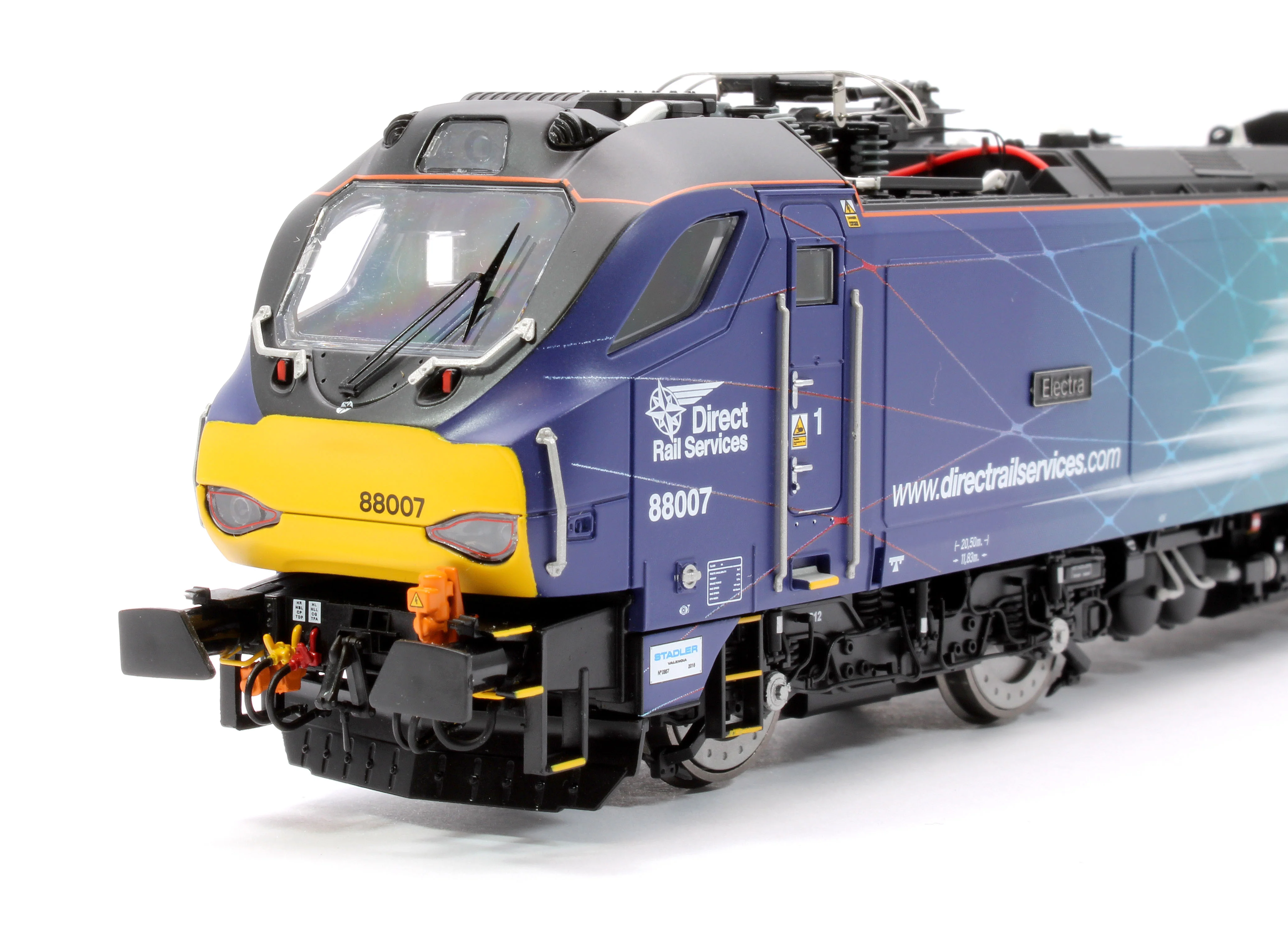 Class 88 'Electra' 88007 DRS Electro-Diesel Locomotive (DCC Fitted & Working Pantograph) - Image 6