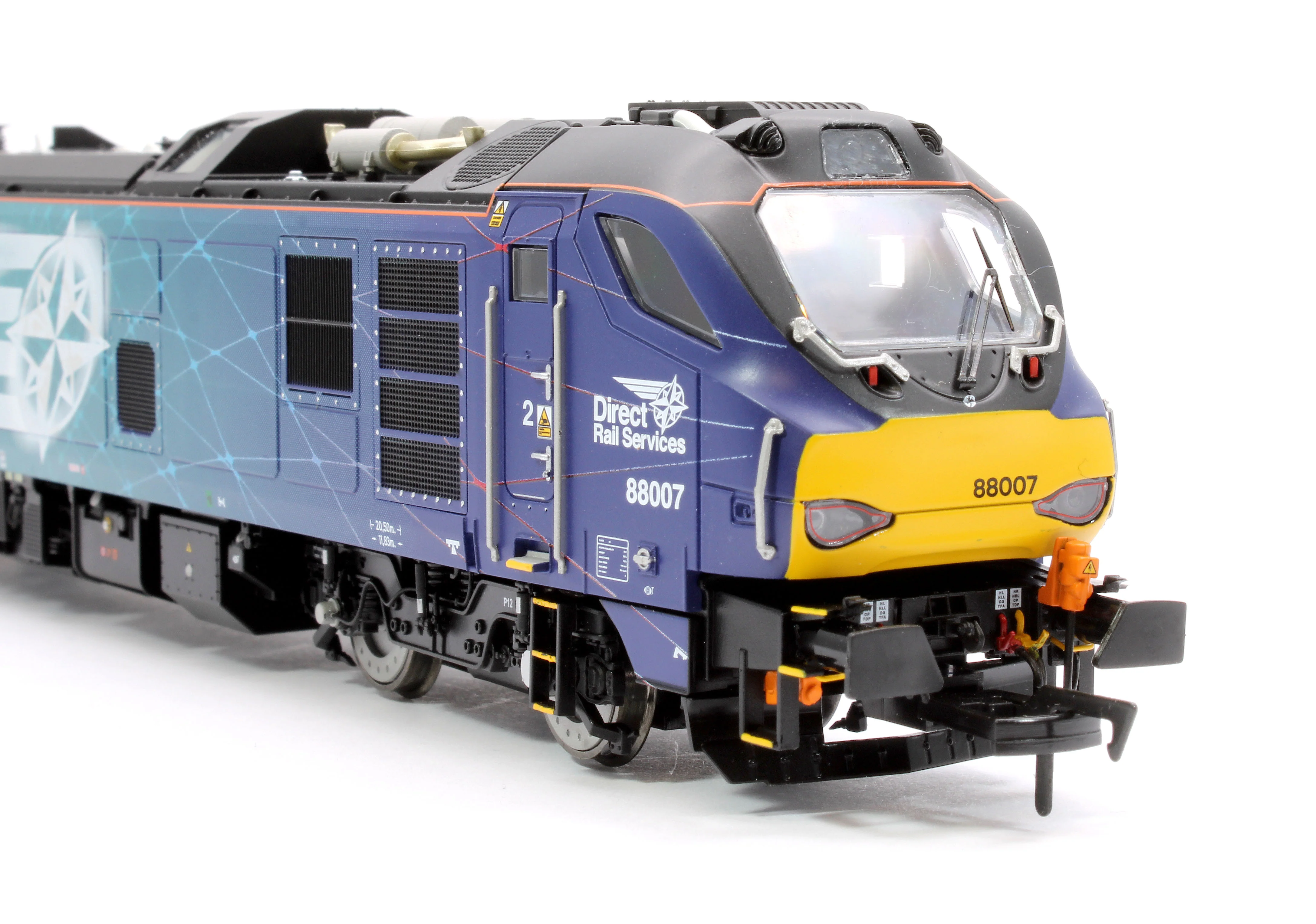 Class 88 'Electra' 88007 DRS Electro-Diesel Locomotive (DCC Fitted & Working Pantograph) - Image 7