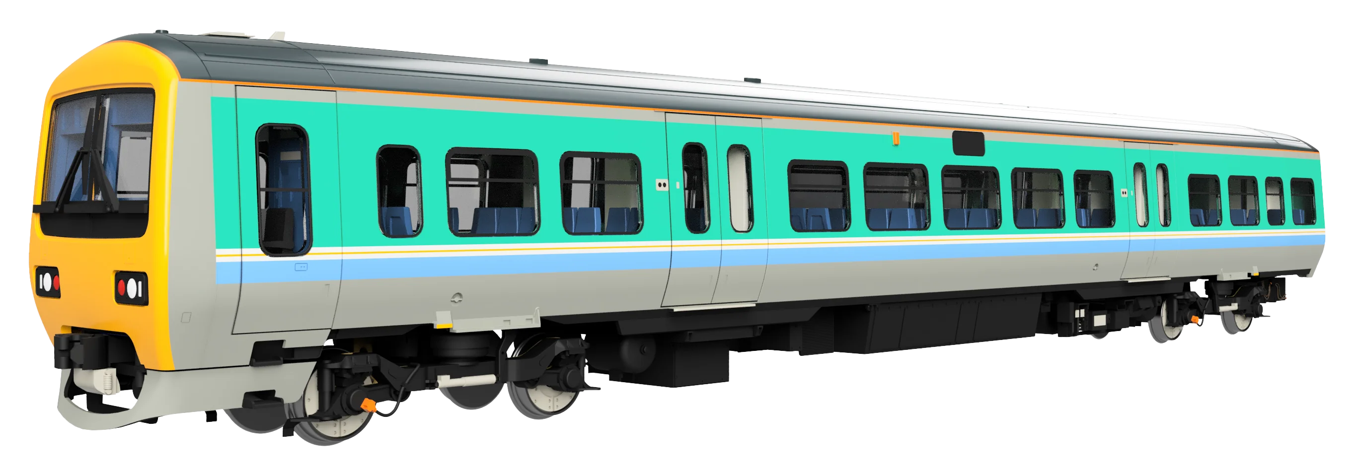 4D-323-001S Class 323 323203 Regional Railways Centro 3 Car EMU Set - DCC Sound Fitted - Image 2