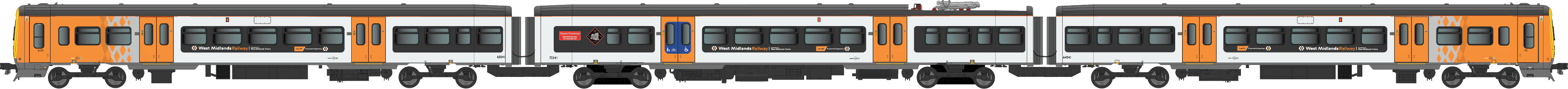 4D-323-005D Class 323 323241 West Midlands Trains 3 Car EMU Set - DCC Fitted - Image 3