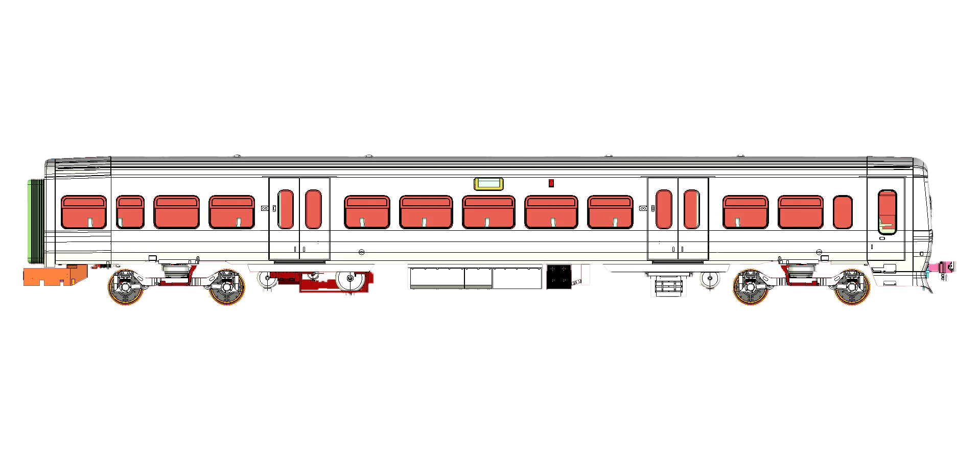 4D-323-005S Class 323 323241 West Midlands Trains 3 Car EMU Set - DCC Sound Fitted - Image 14
