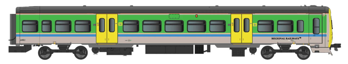 4D-323-007 Class 323 323221 Regional Railways Centro Heritage Repaint 3 Car EMU Set - Image 2