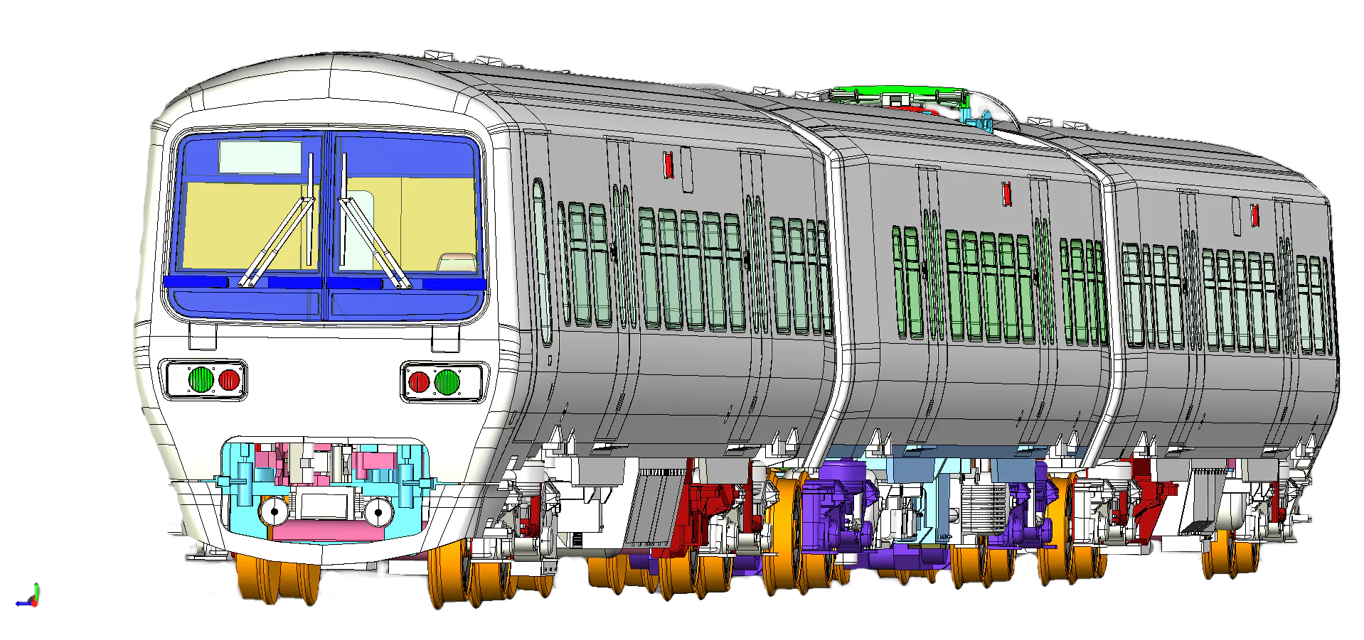 4D-323-007S Class 323 323221 Regional Railways Centro Heritage Repaint 3 Car EMU Set - DCC Sound Fitted - Image 12