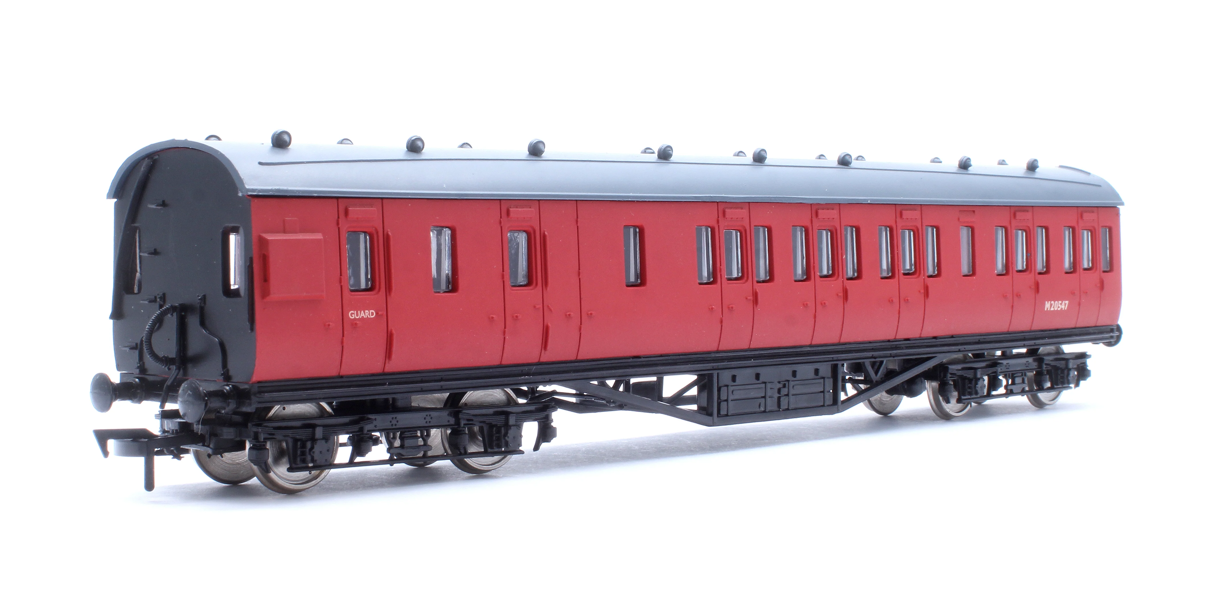 4P-010-201 57ft Stanier Non-Corridor Brake M20547 BR Unlined Carmine - Image 3