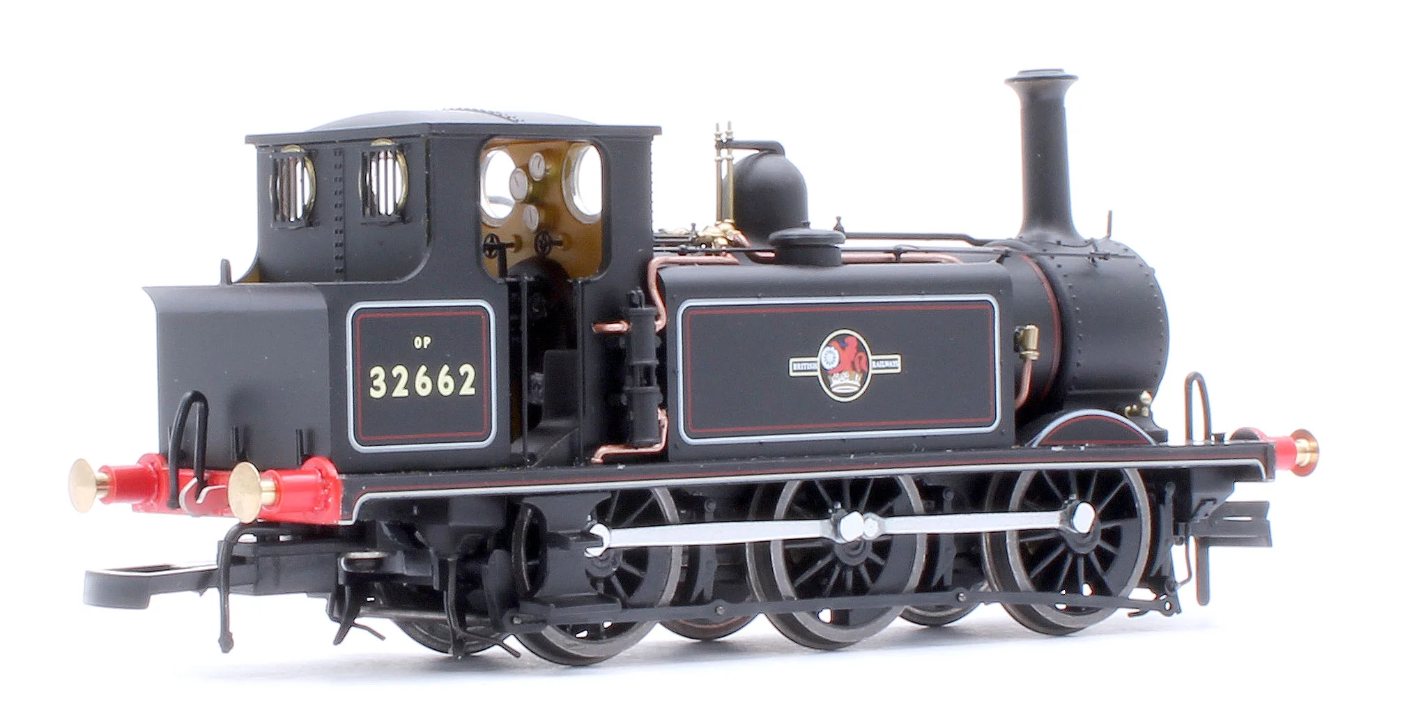 Class A1X Terrier 0-6-0T BR Lined Black Late Crest '32662' Steam Locomotive - DCC Sound - Image 4