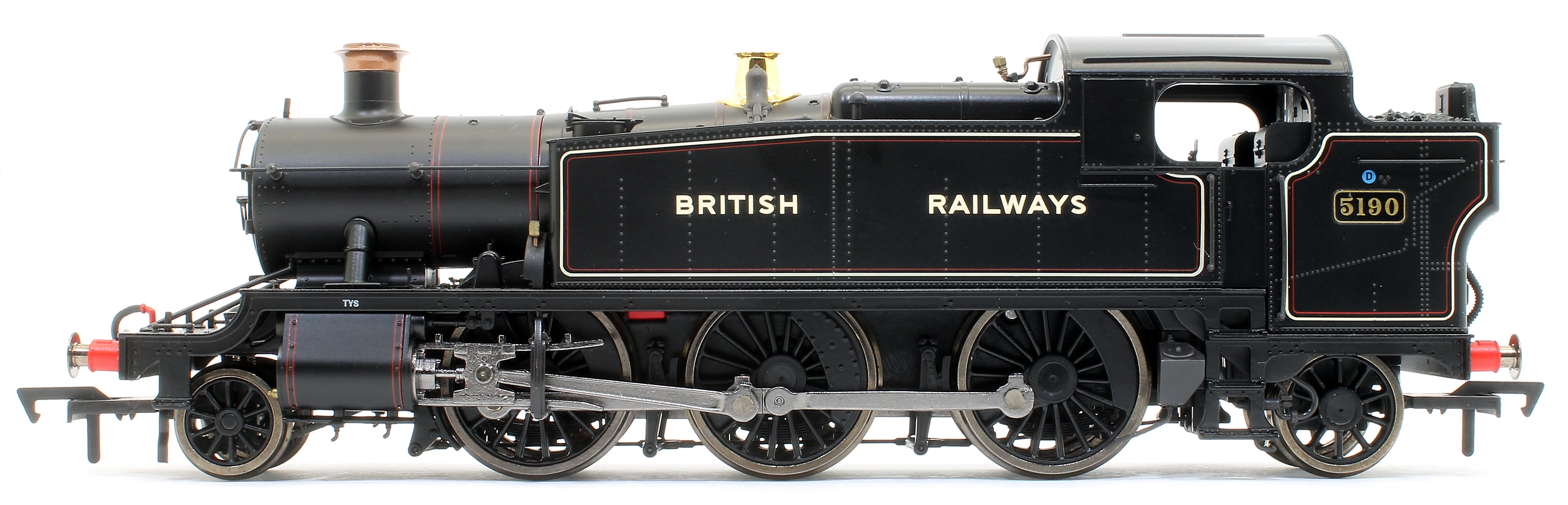 Large Prairie 2-6-2 Tank Locomotive #5190 Lined Black lettered British Railways - Image 7