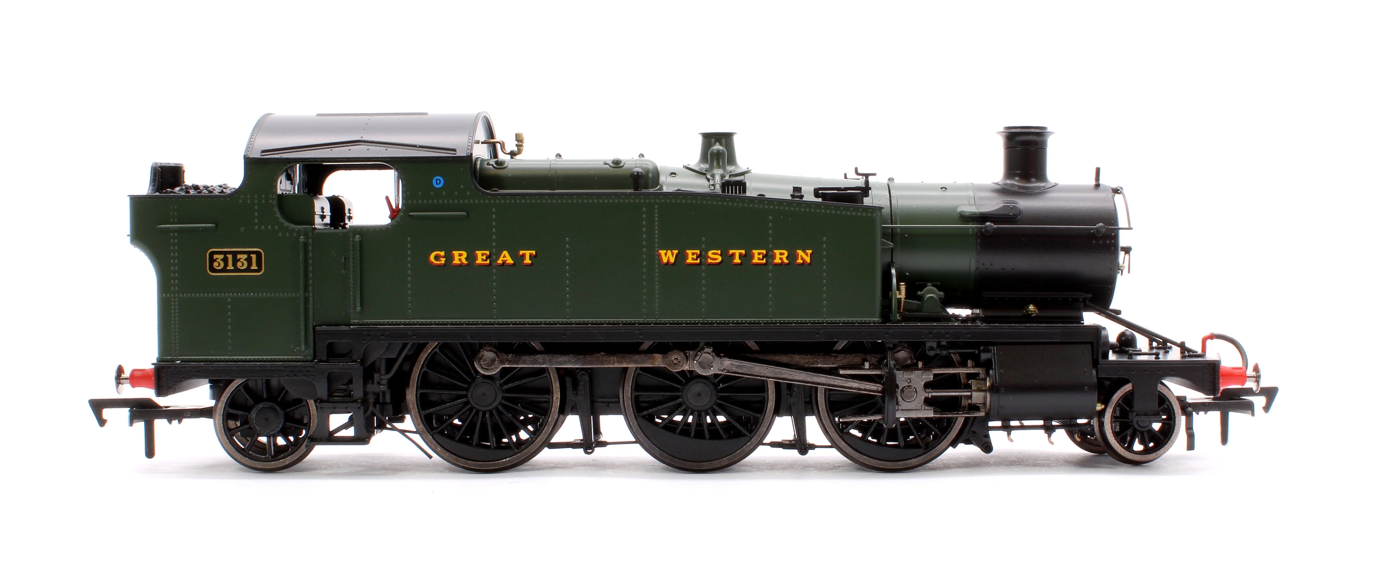 4S-041-009D Large Prairie 3131 GWR Green Great Western Steam Locomotive - DCC Fitted - Image 6