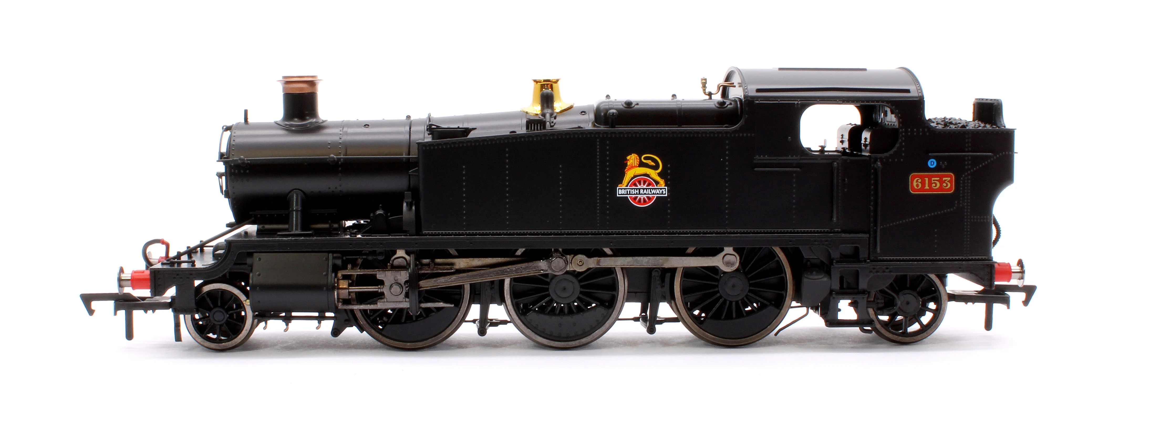 4S-041-013 Large Prairie 6153 BR Black Early Crest Steam Locomotive - Image 5
