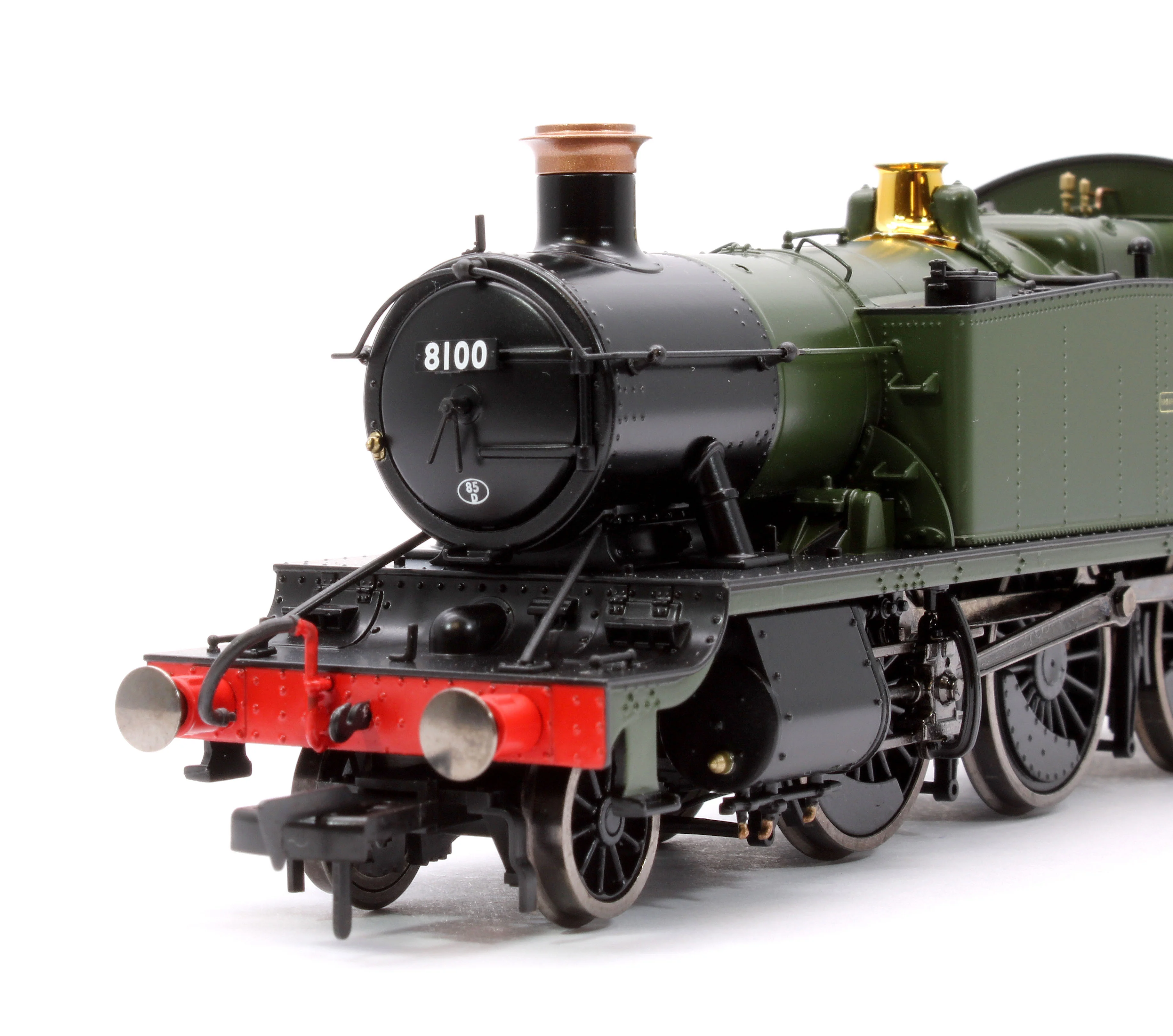 4S-041-014 Large Prairie 8100 BR Green Late Crest Steam Locomotive - Image 7
