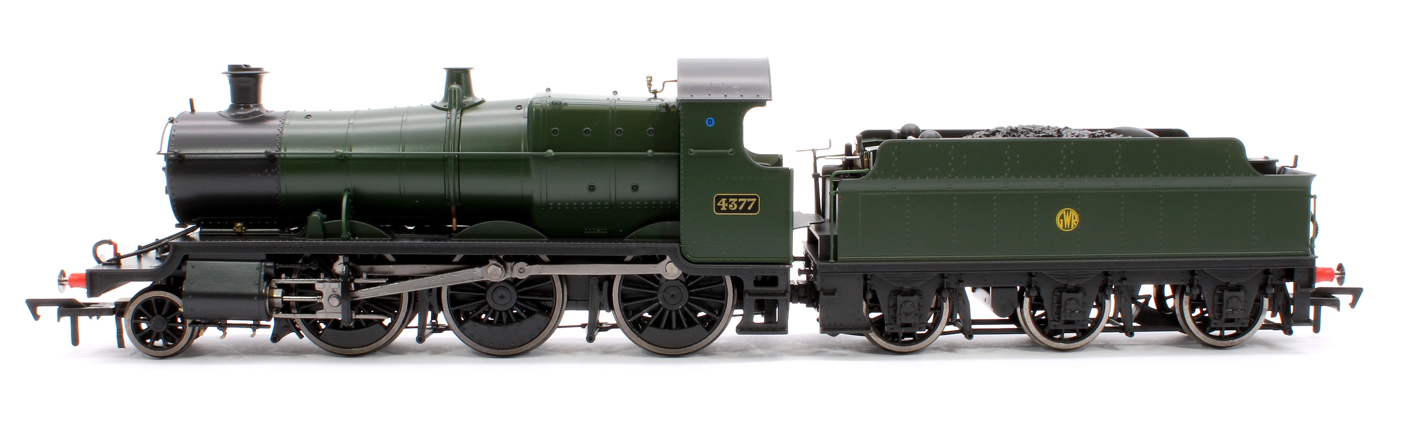 4S-043-011S GWR 43xx 2-6-0 Mogul 4377 GWR Shirt Button Steam Locomotive - DCC Sound - Image 5