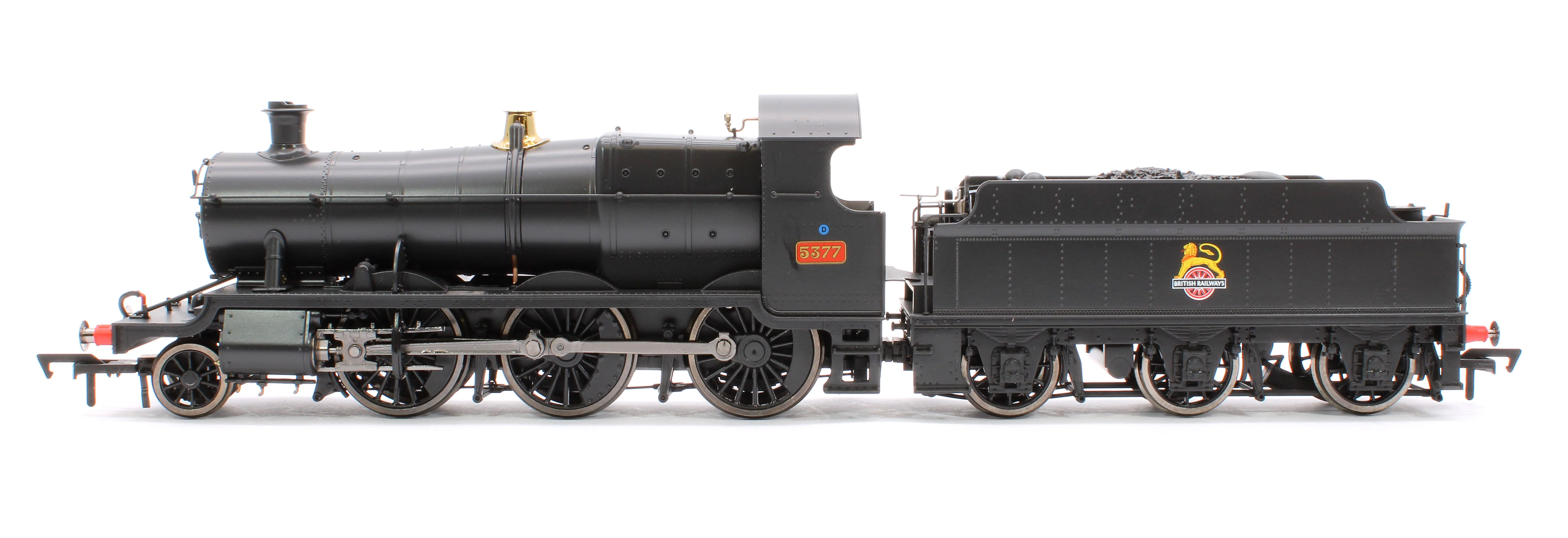 4S-043-014 GWR 43xx 2-6-0 Mogul 5377 BR Black Early Crest Steam Locomotive - Image 5
