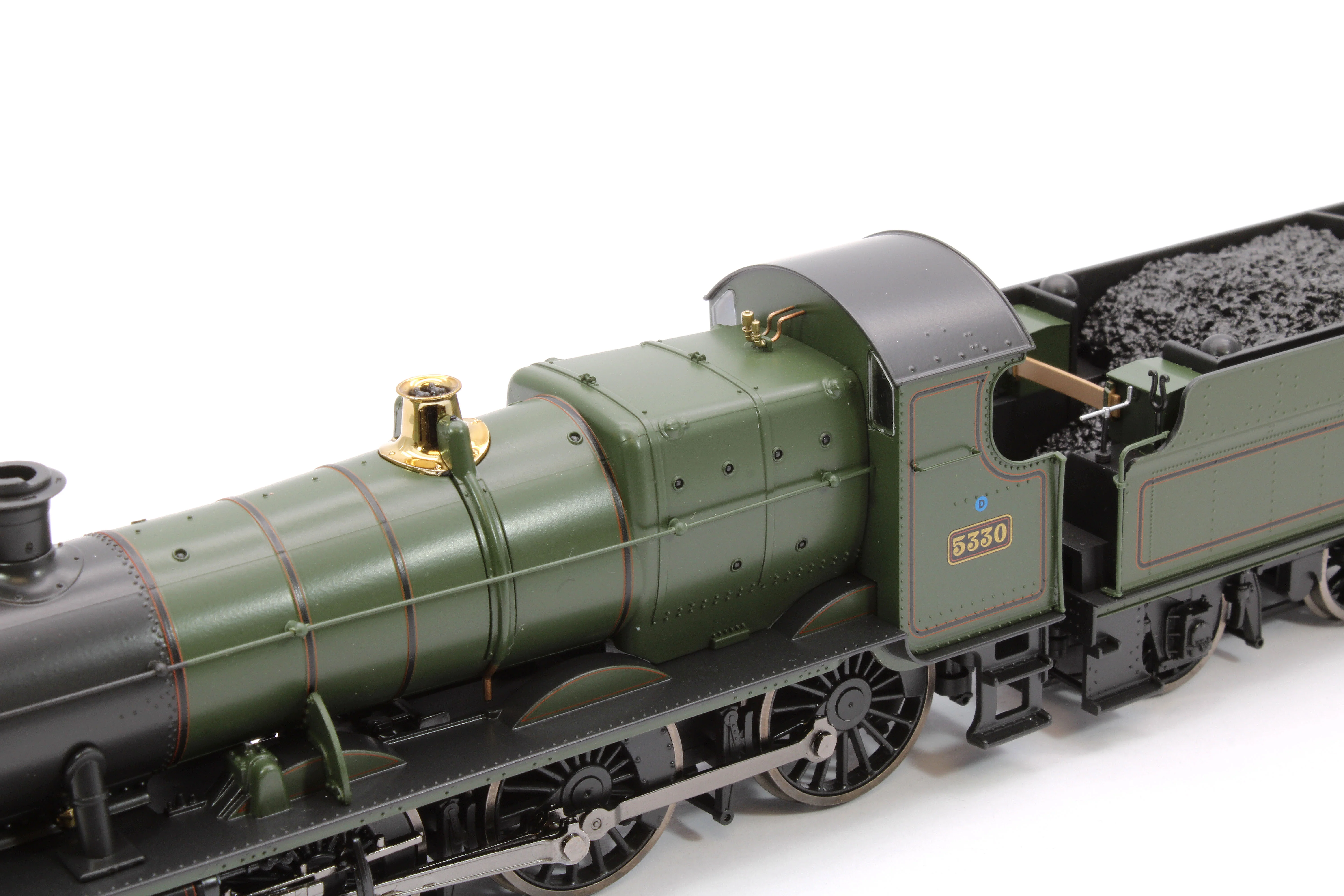 4S-043-016D GWR 43xx 2-6-0 Mogul 5330 BR Lined Green Late Crest Steam Locomotive - DCC Fitted - Image 12