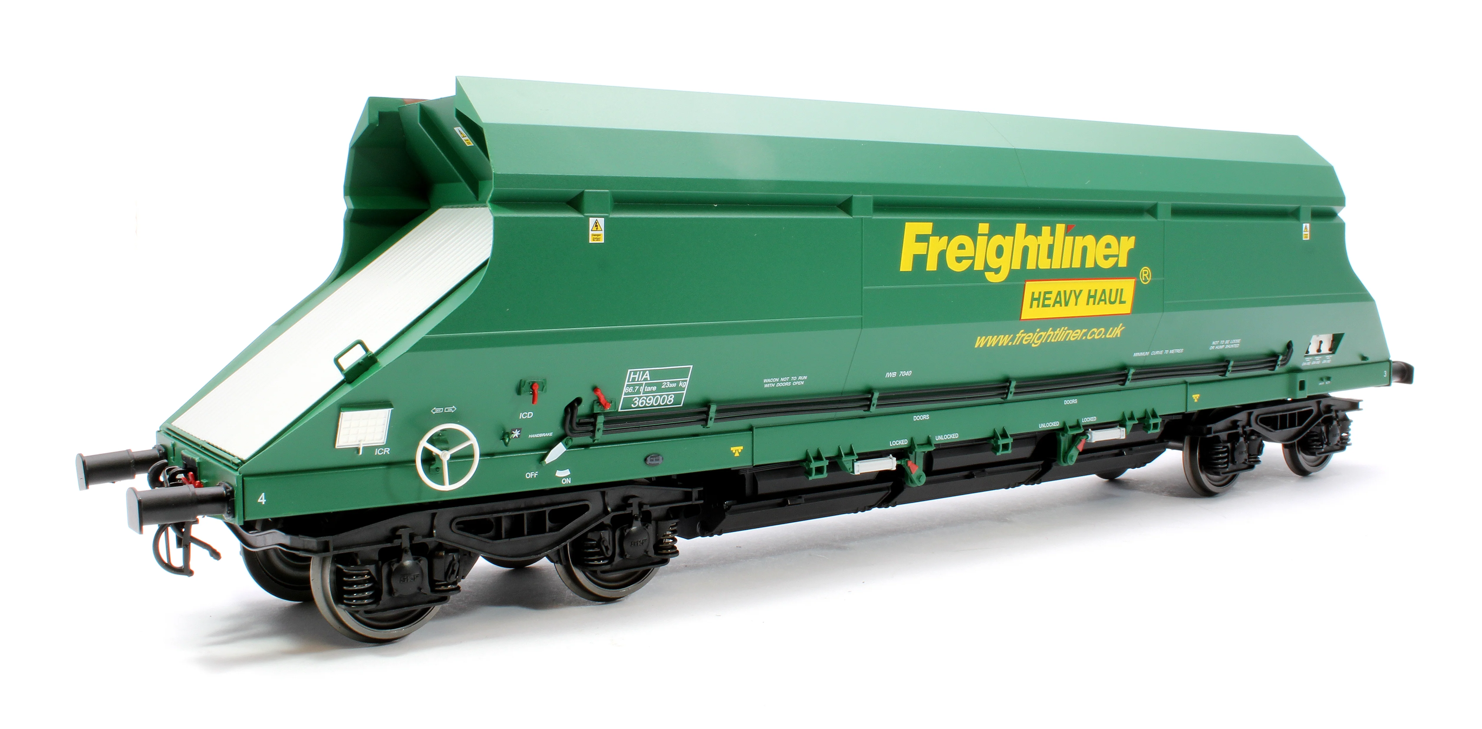 7F-026-001 HIA Freightliner Green Heavy Haul Limestone Hopper 369008 - Image 3