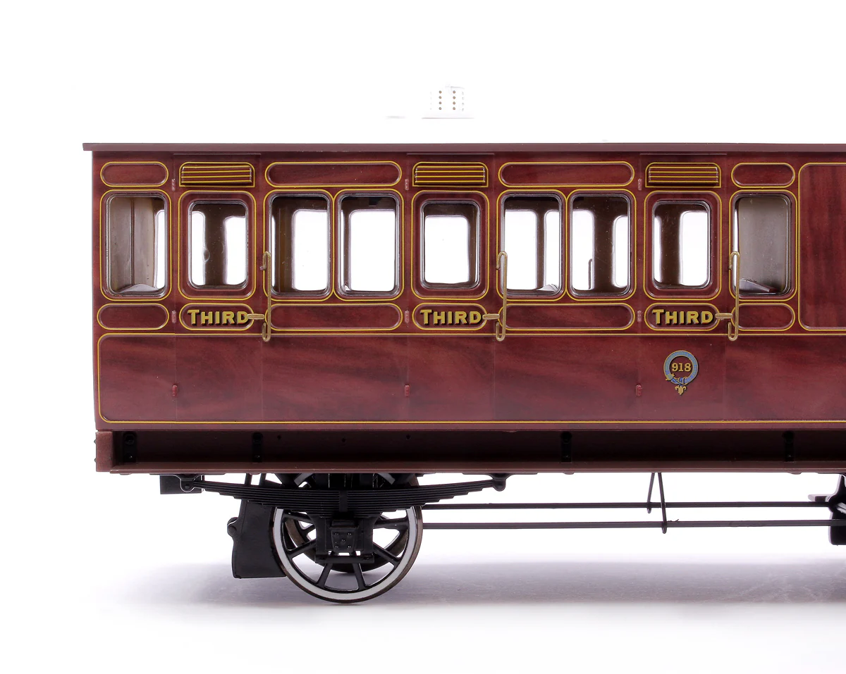7P-020-002 Stroudley 4 Wheel Suburban Oil Lit Brake 3rd Mahogany 918 - Image 5