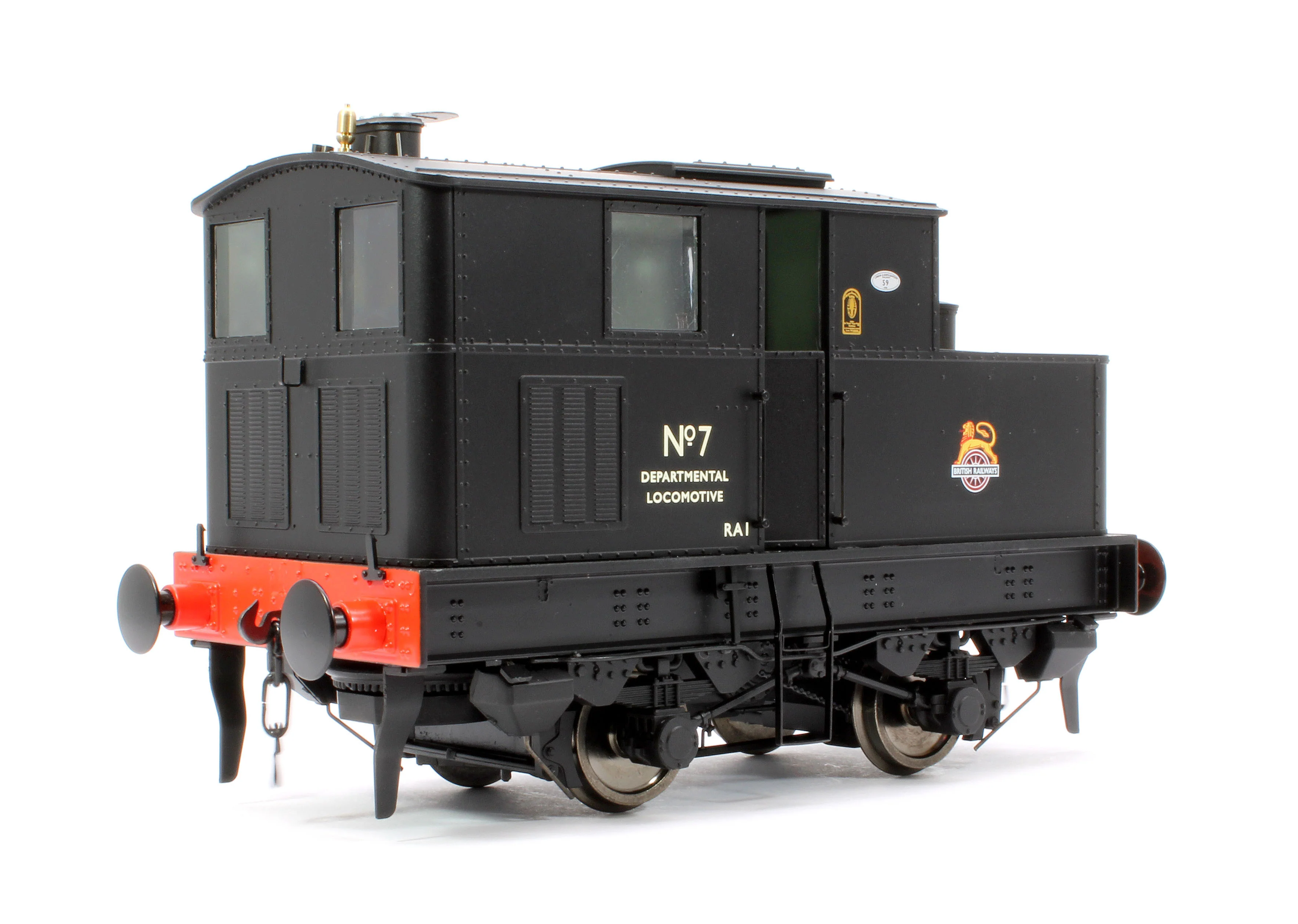 7S-005-012D Sentinel Y1/Y3 BR Early Crest Departmental No 7 Steam Locomotive - DCC Fitted - Image 3