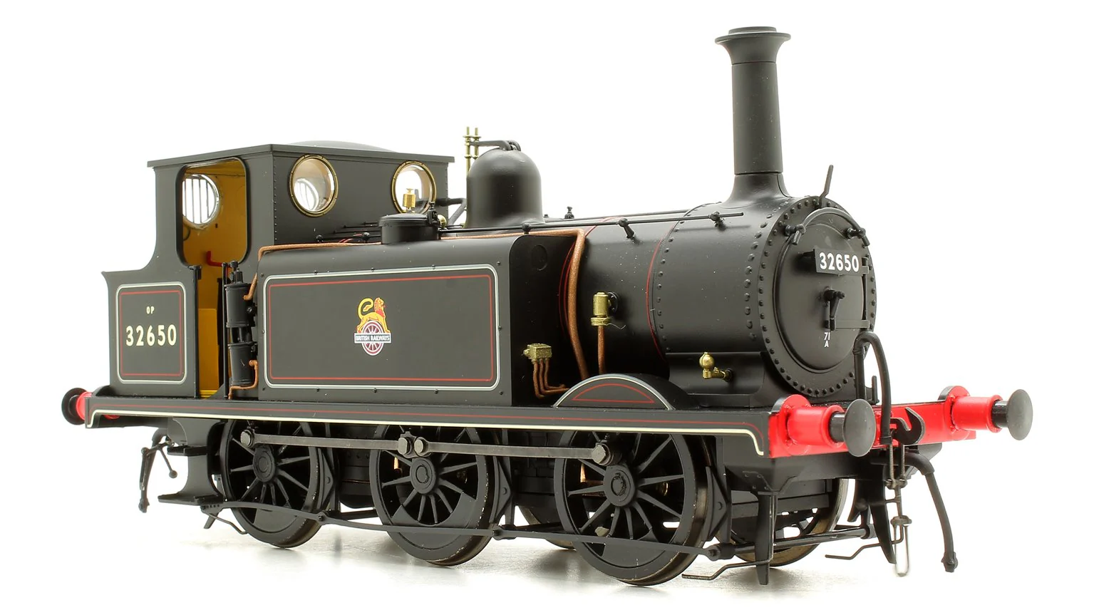 Terrier A1X 32650 BR Lined Black Early Crest - DCC Fitted - Image 2