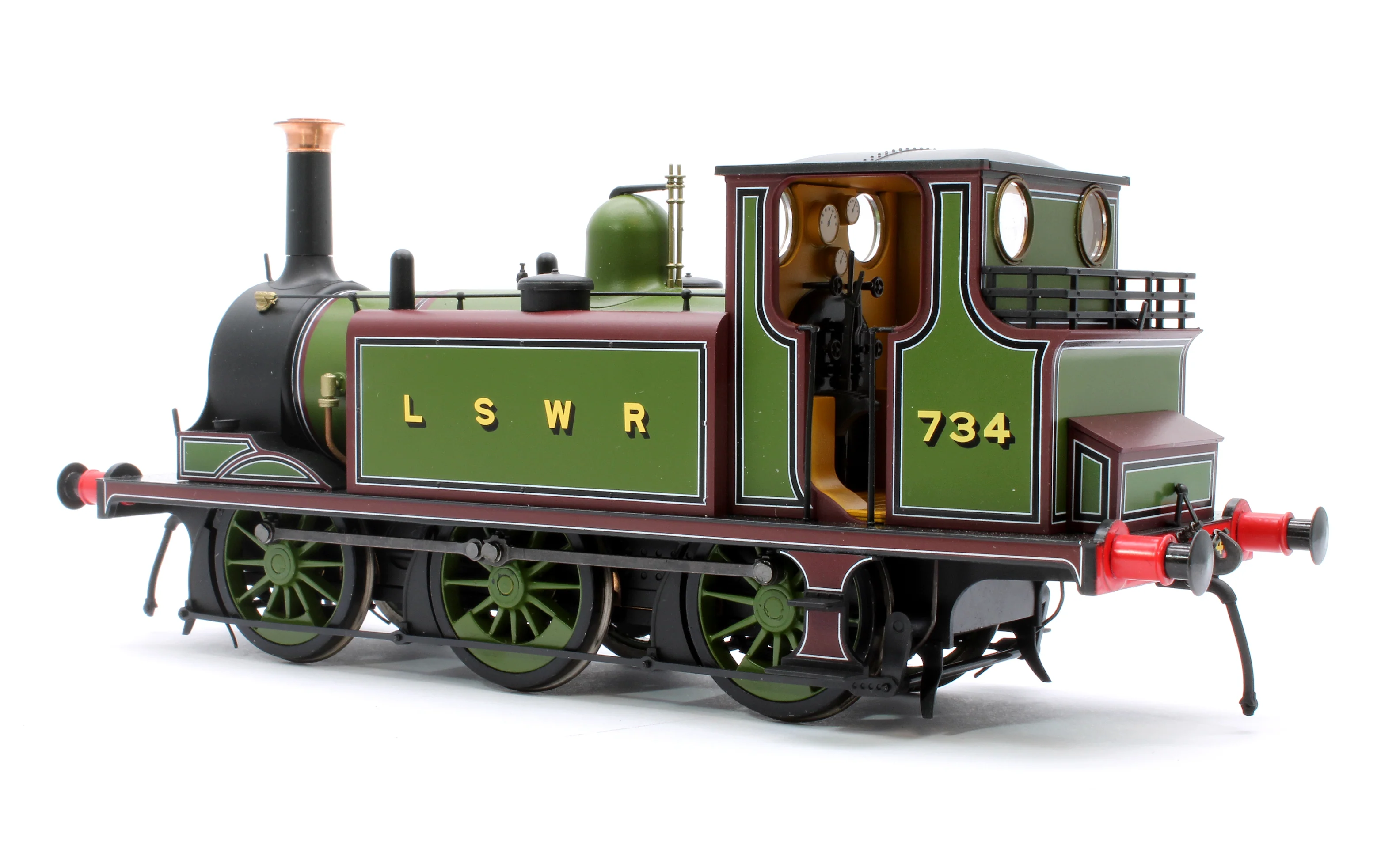 7S-010-014D Terrier A1 734 LSWR Green - Steam Tank Locomotive - DCC Fitted - Image 2
