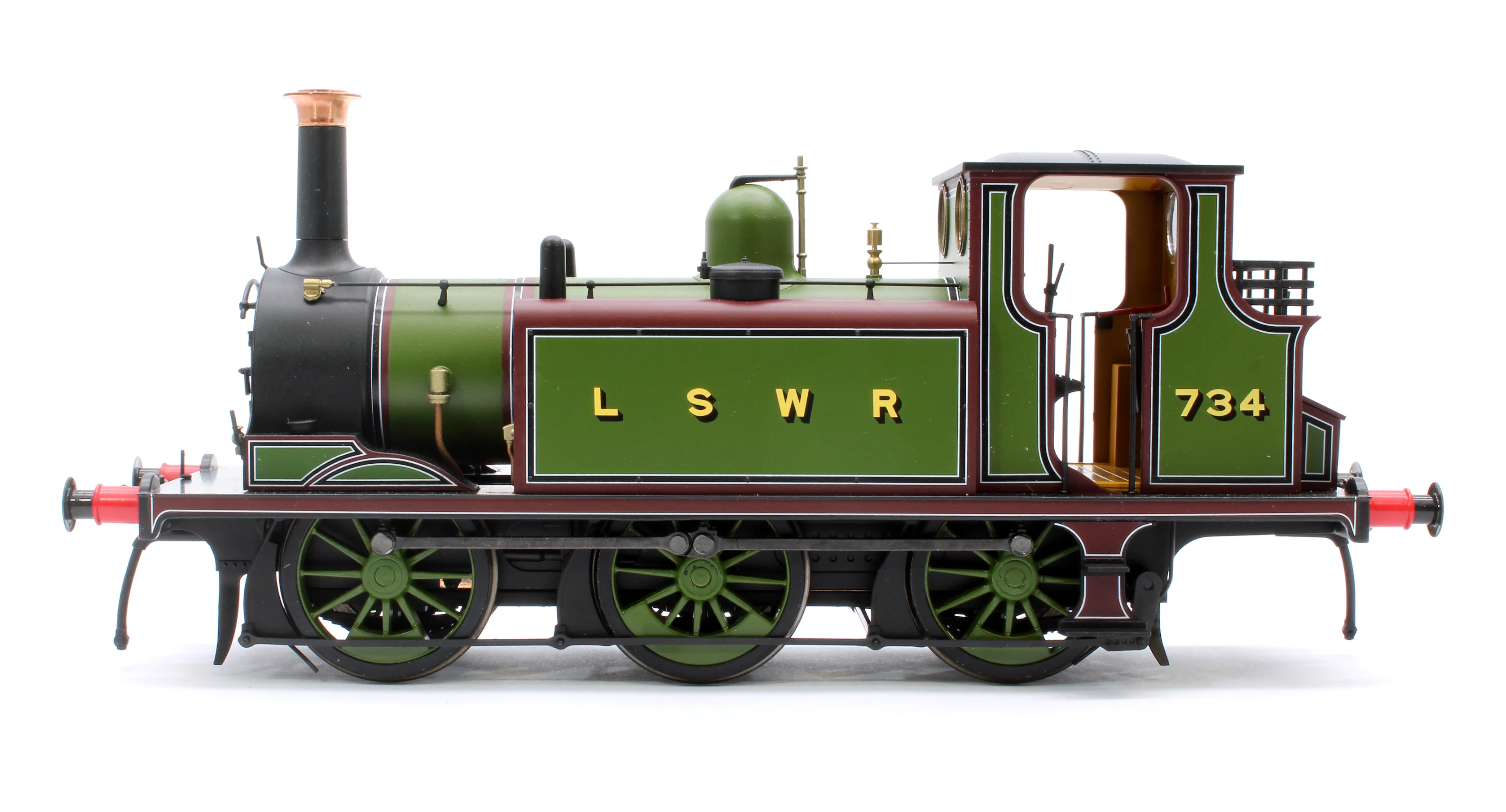 Terrier A1 734 LSWR Green - Steam Tank Locomotive - DCC Sound - Image 5