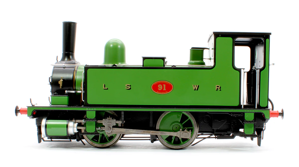 L&SWR B4 0-4-0T Lined Green 91 - Steam Tank Locomotive - Image 5