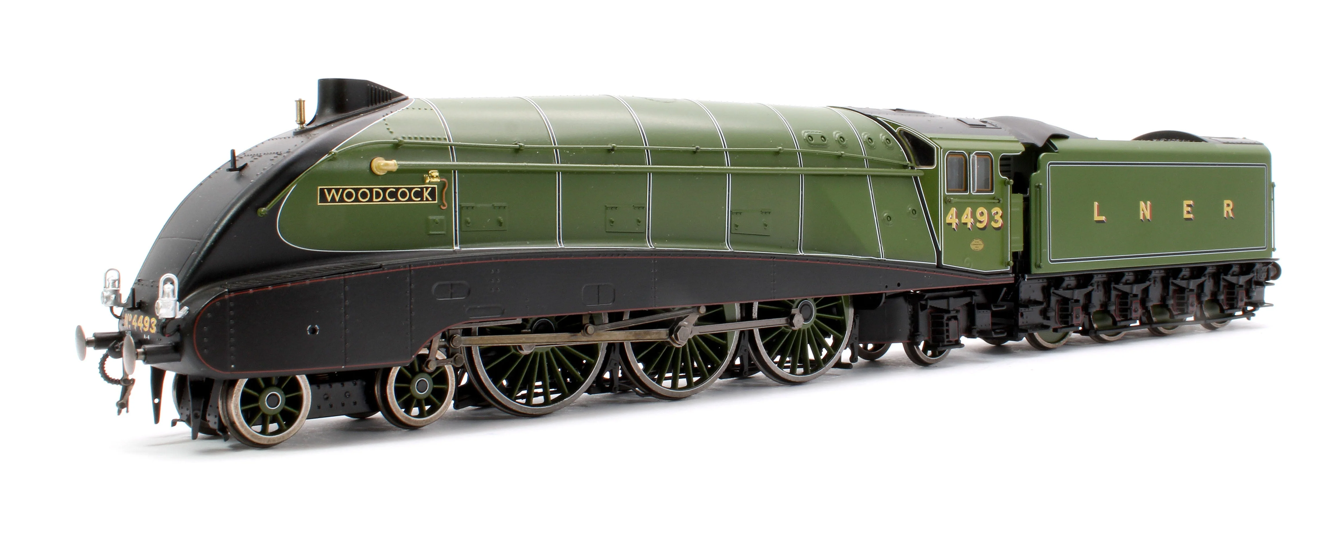 Pre-Owned BL-001-008 Black Label Class A4 Woodcock LNER Green Valanced 4-6-2 No.4493 Steam Locomotive - DCC Sound & Smoke - Image 2