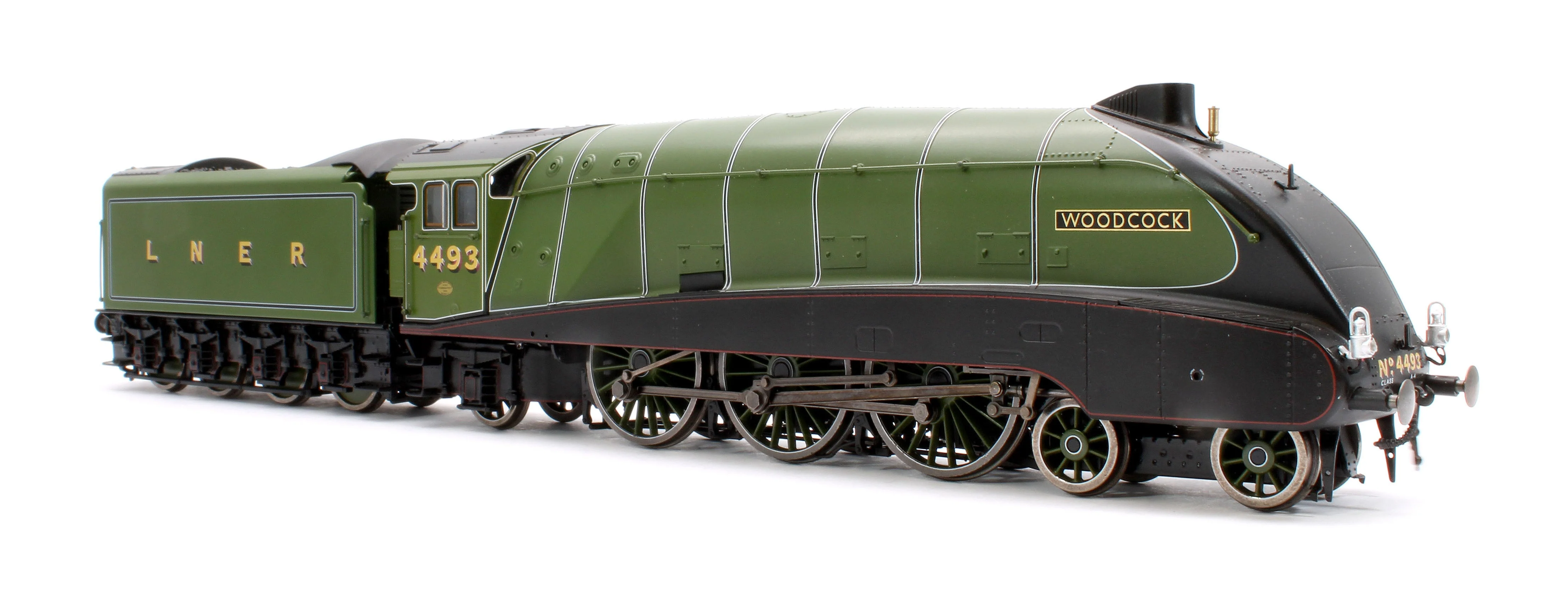 Pre-Owned BL-001-008 Black Label Class A4 Woodcock LNER Green Valanced 4-6-2 No.4493 Steam Locomotive - DCC Sound & Smoke - Image 5
