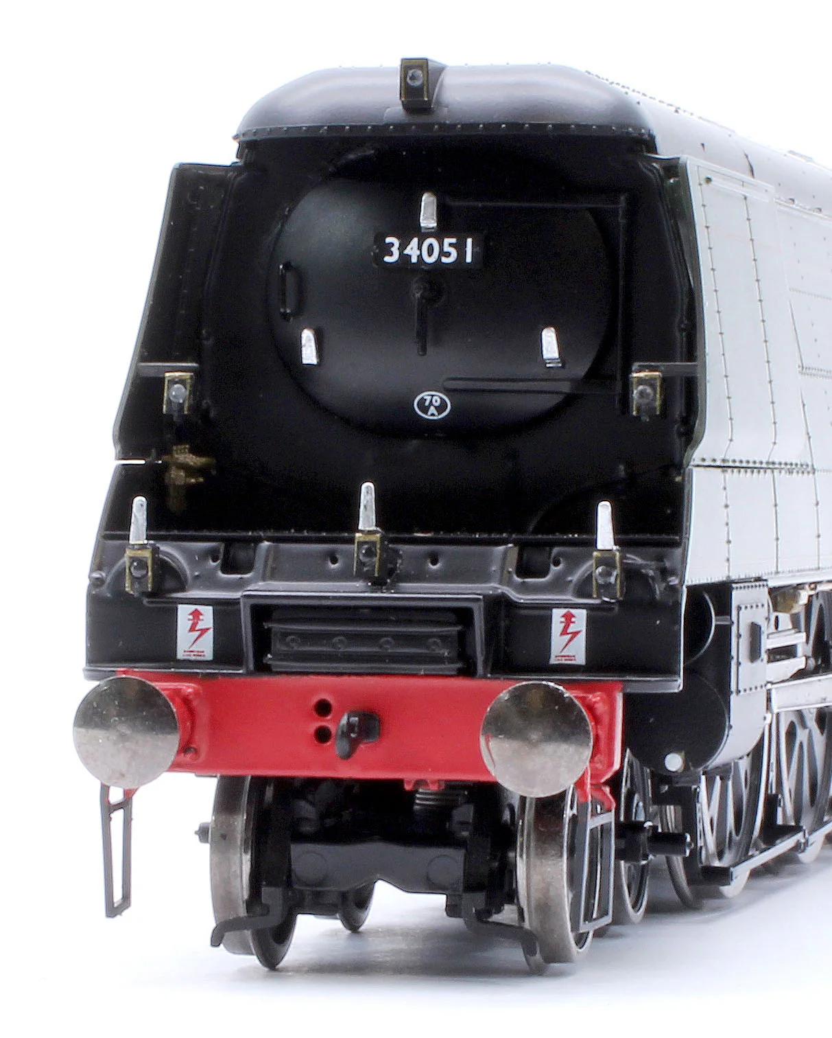 Black Label Battle of Britain Winston Churchill 34051 BR Green Totem Steam Locomotive - DCC Sound & Smoke - Image 10