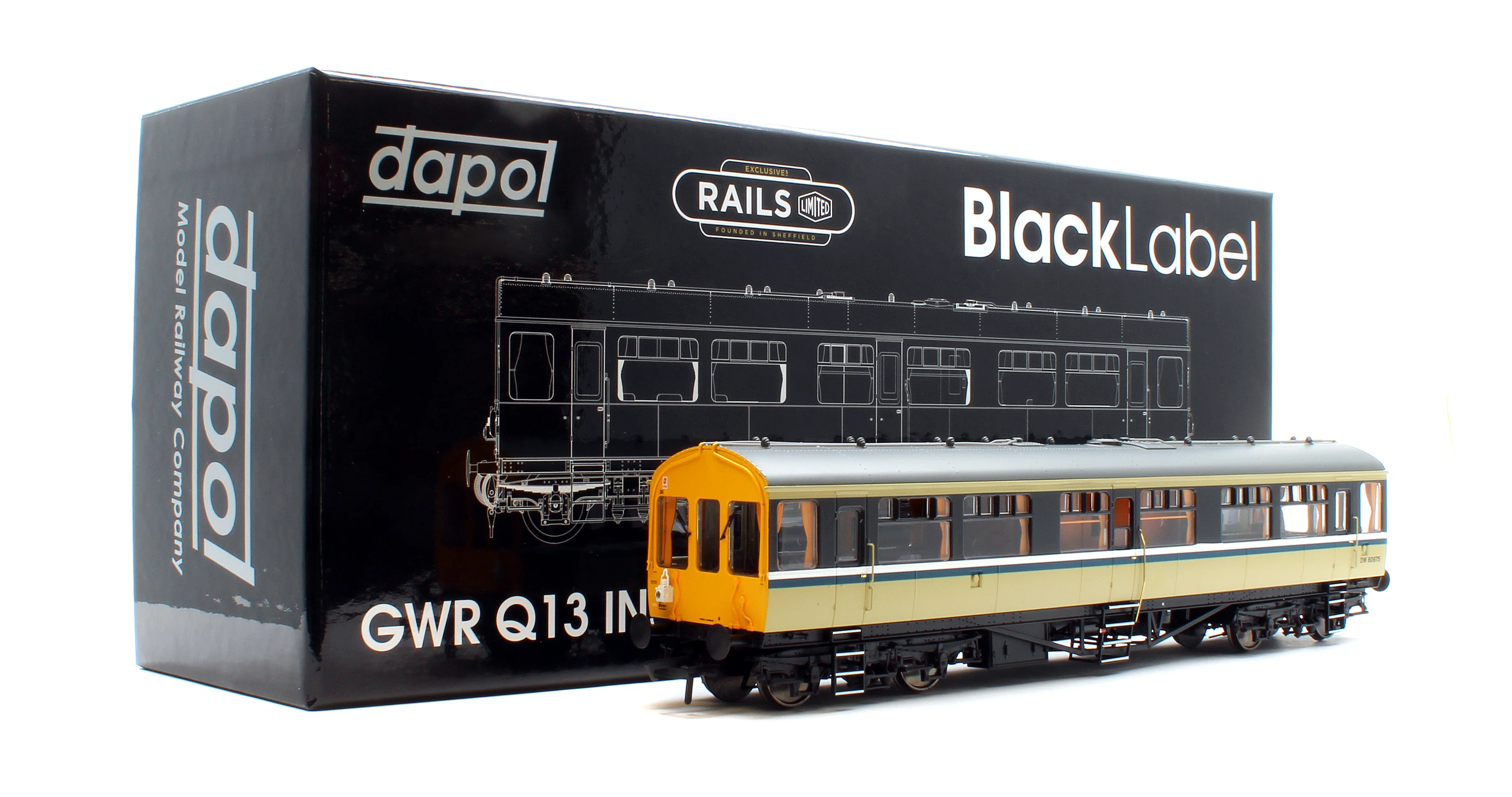 BL-201-005 Black Label GWR Great Western Q13 Inspection Saloon, BR Scotrail DW 80975