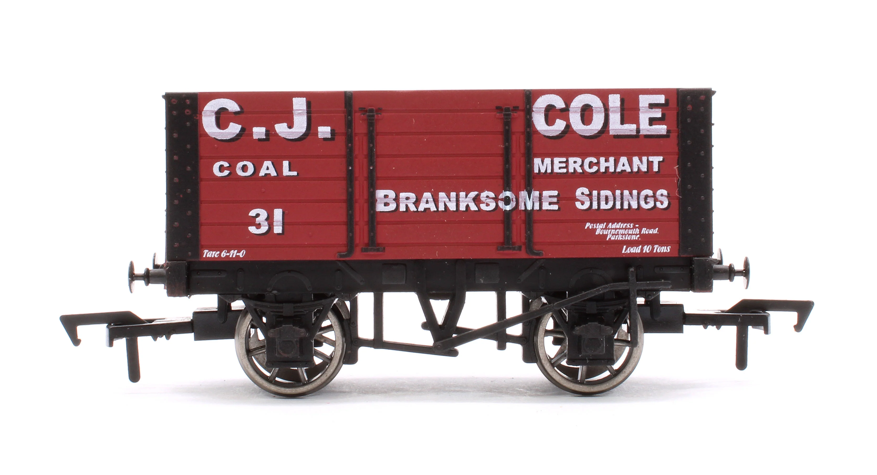 Pre-Owned 10T No.31 8 Plank Open Wagon 'C.J.Cole Coal Merchant' - Image 2