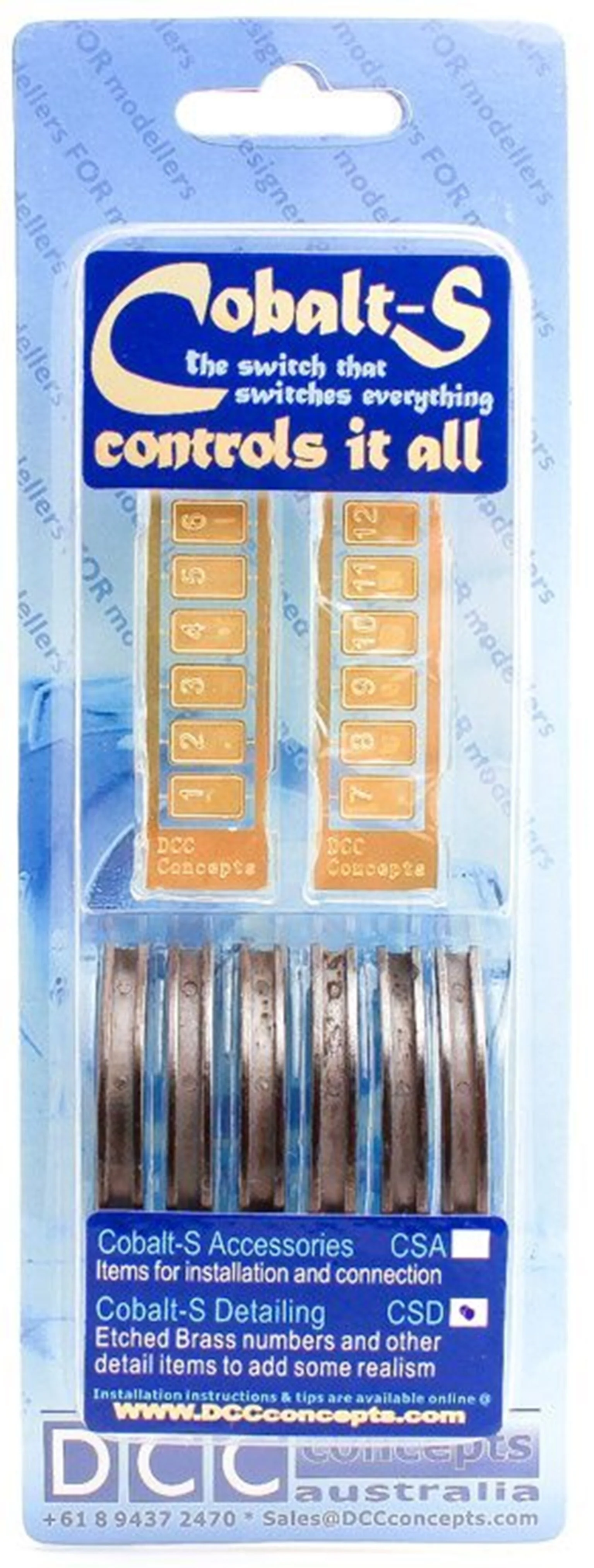 DCP-CSD Cobalt-S Cosmetic Parts (Top Castings x6) (Numbers x12) - Image 2
