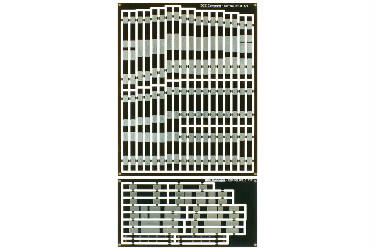 ESP-SSLIP1.0 Pre-Etched Sleepers 1.0mm (4mm scale) Outside Slips