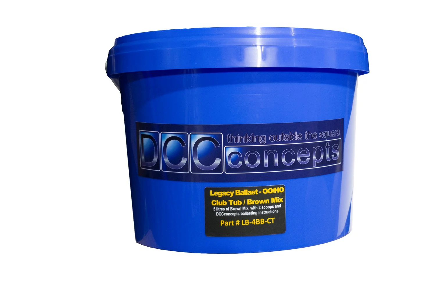 LB-2BB-CT 5 Litre Club Tub of 2mm/N scale Ballast. Brown Blend