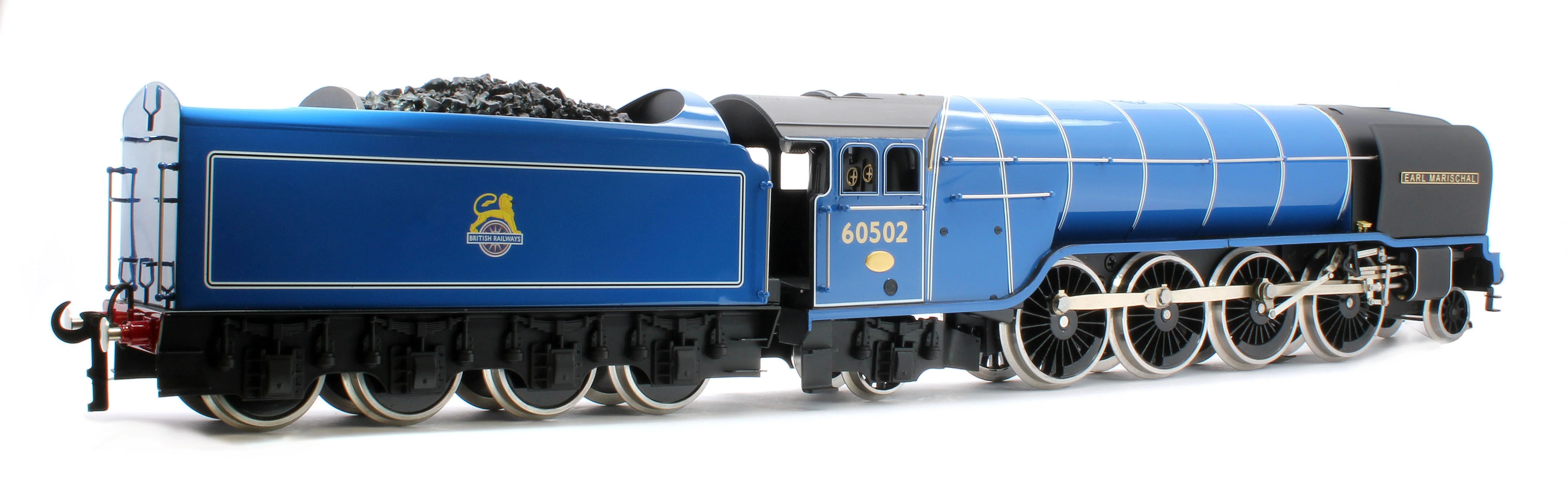 E/36-A4-EM P2 Class Non-Streamlined "Earl Marischal" 2-8-2 BR Gloss Lined Blue No. 60502 Steam Locomotive - Image 3
