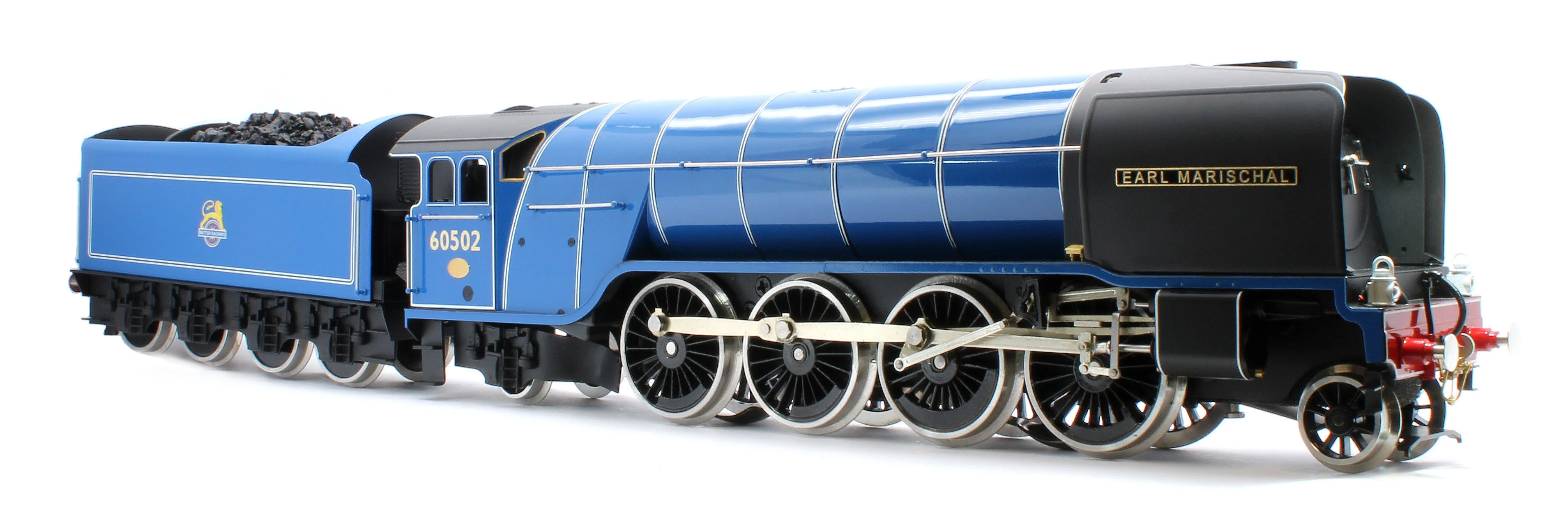 E/36-A4-EM P2 Class Non-Streamlined "Earl Marischal" 2-8-2 BR Gloss Lined Blue No. 60502 Steam Locomotive - Image 4