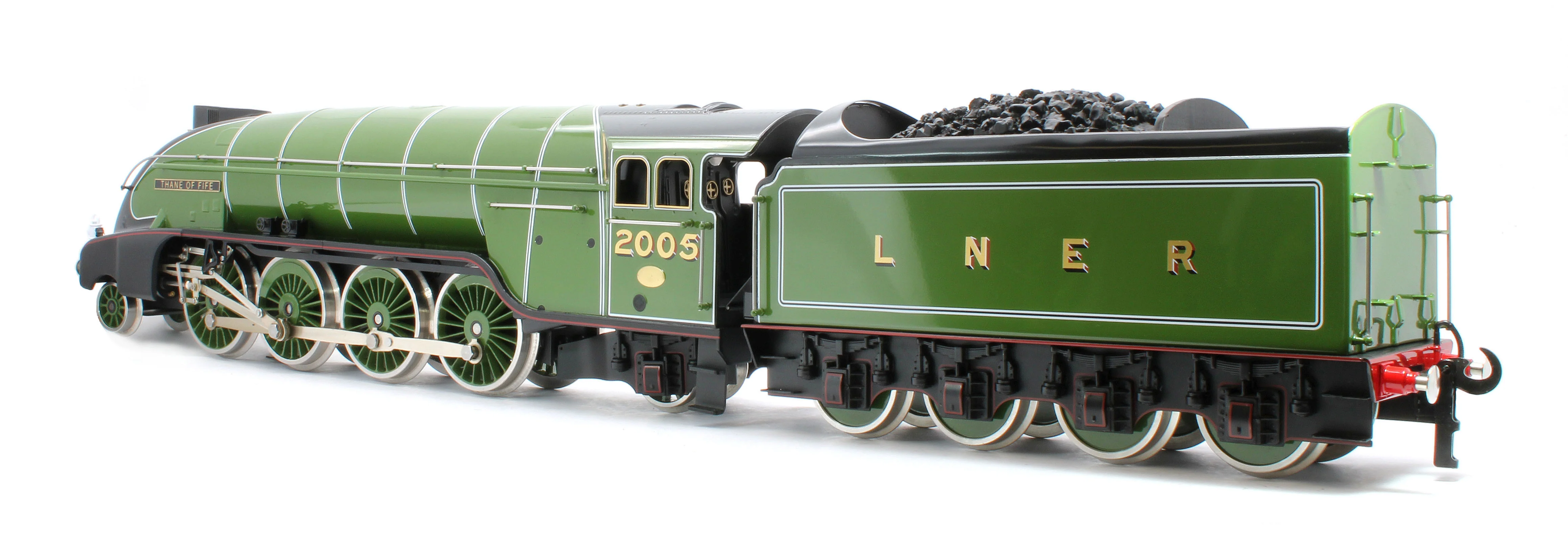 E/36-B1-TF P2 Class Streamlined "Thane of Fife" 2-8-2 LNER Lined Apple Green No. 2005 Steam Locomotive - Image 2