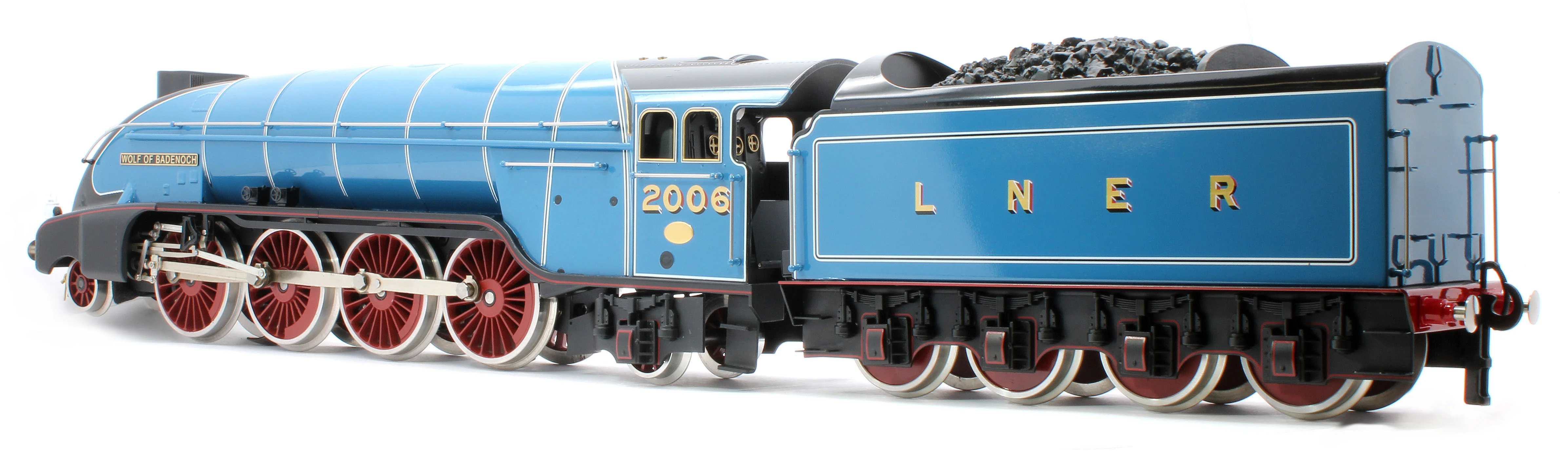 E/36-B2-WB P2 Class Streamlined "Wolf Badenoch" 2-8-2 LNER Garter Blue No. 2006 Steam Locomotive - Image 2