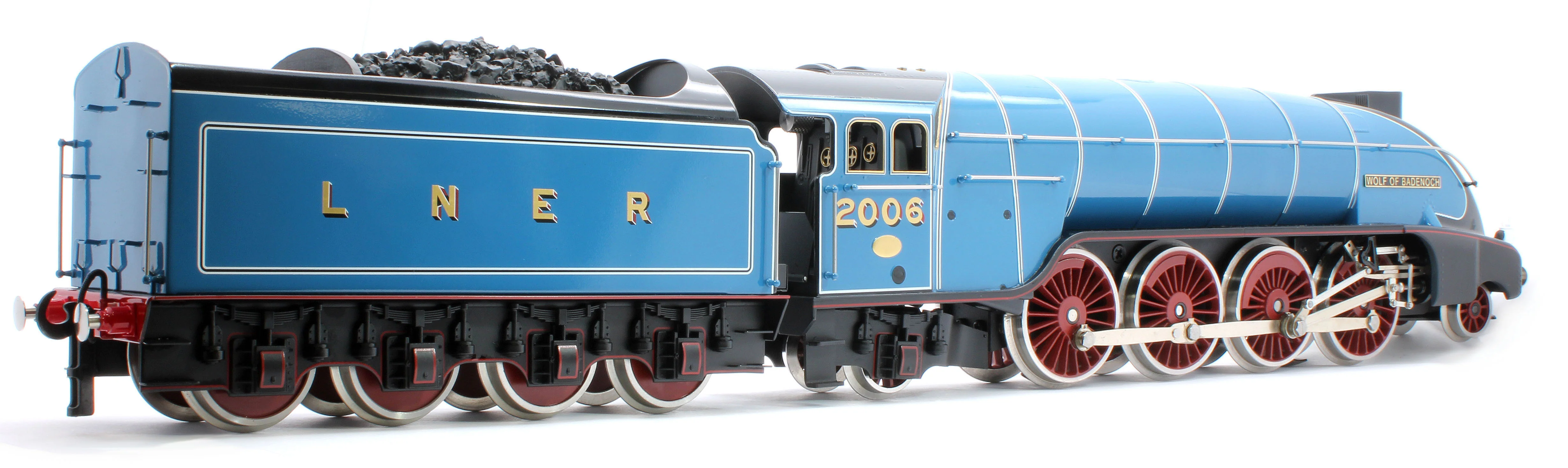 E/36-B2-WB P2 Class Streamlined "Wolf Badenoch" 2-8-2 LNER Garter Blue No. 2006 Steam Locomotive - Image 3