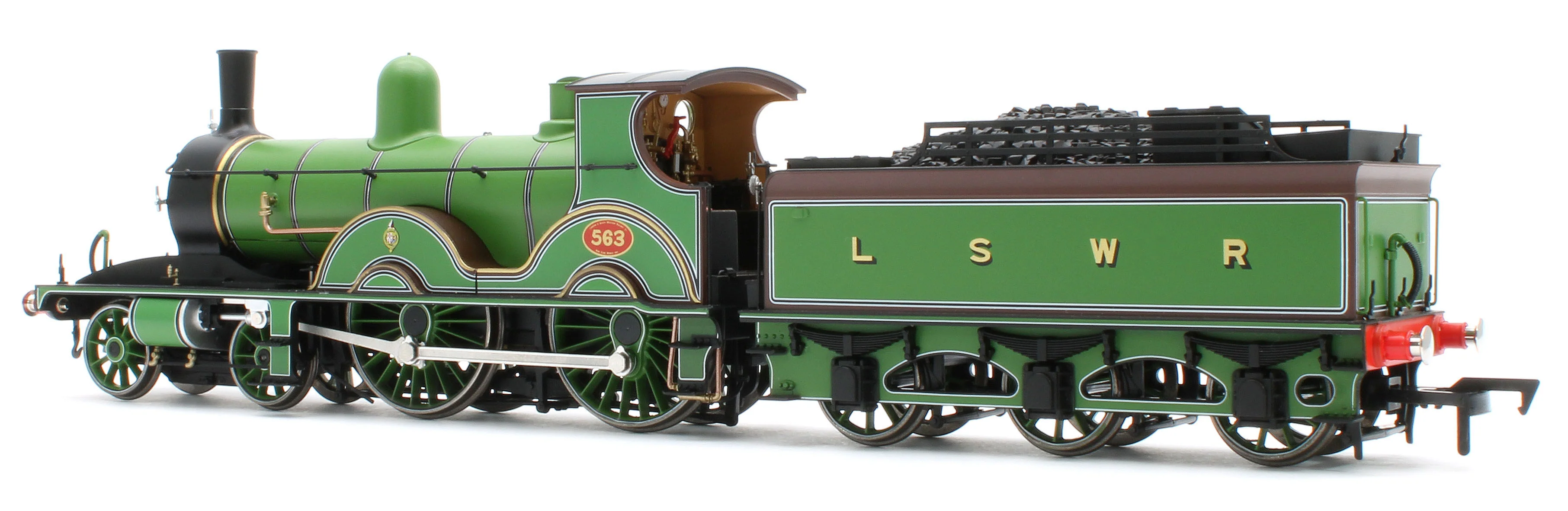 E85030 LSWR Adams T3 563 LSWR Drummond Green Steam Locomotive - Image 3