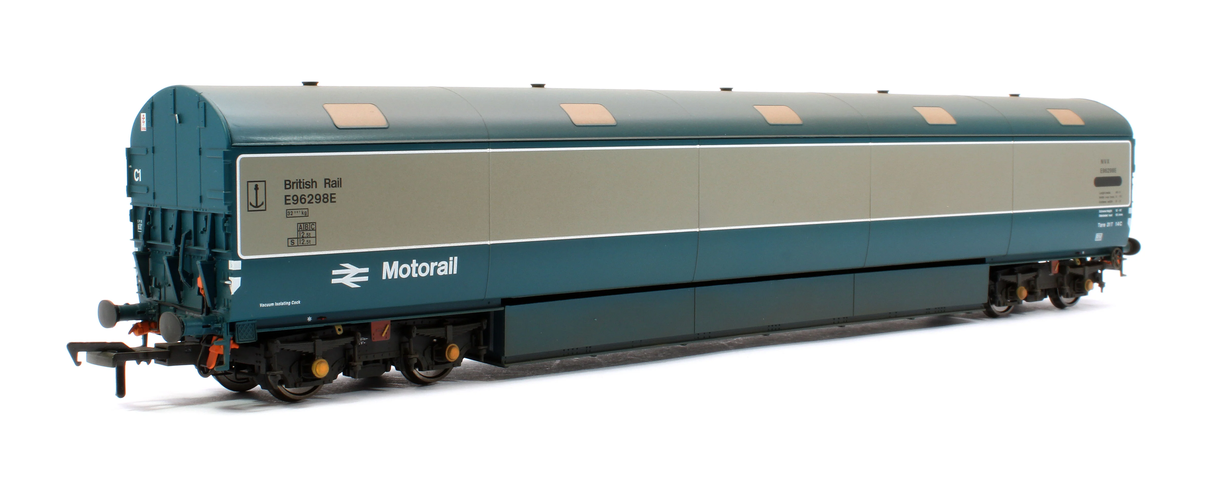 E86009 Newton Chambers Car Carrier BR Blue & Grey E96298E - Weathered - Image 3