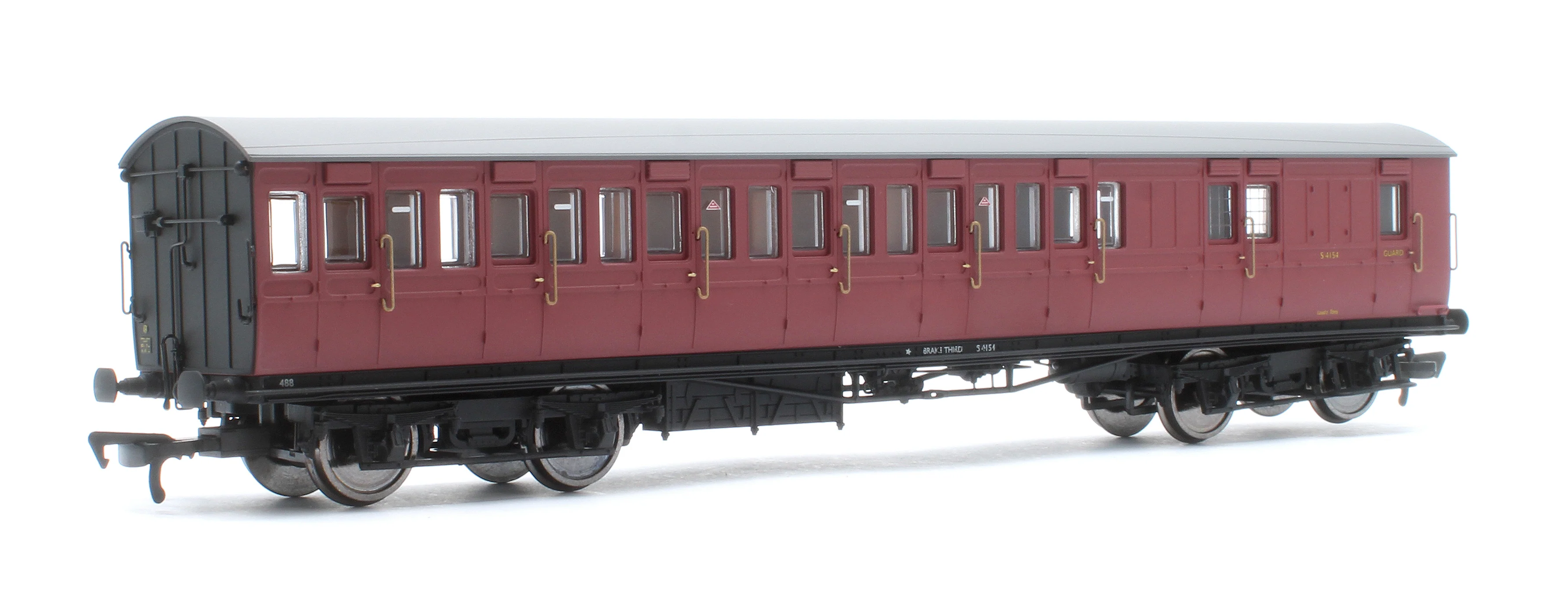 E86023 LBSCR 54ft 'Isle of Wight' 4-Coach Pack BR Crimson No. 488 - Image 2