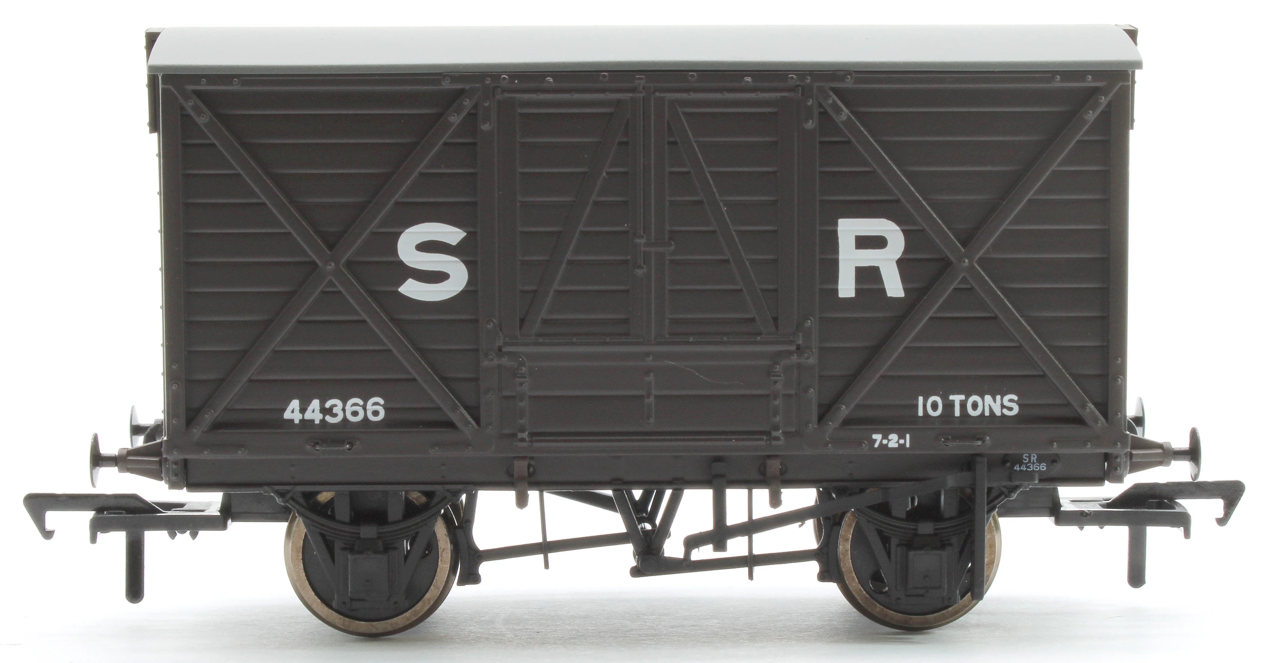 E87056 LSWR 10T Ventilated Van SR Brown (Early) 44366 - Image 2