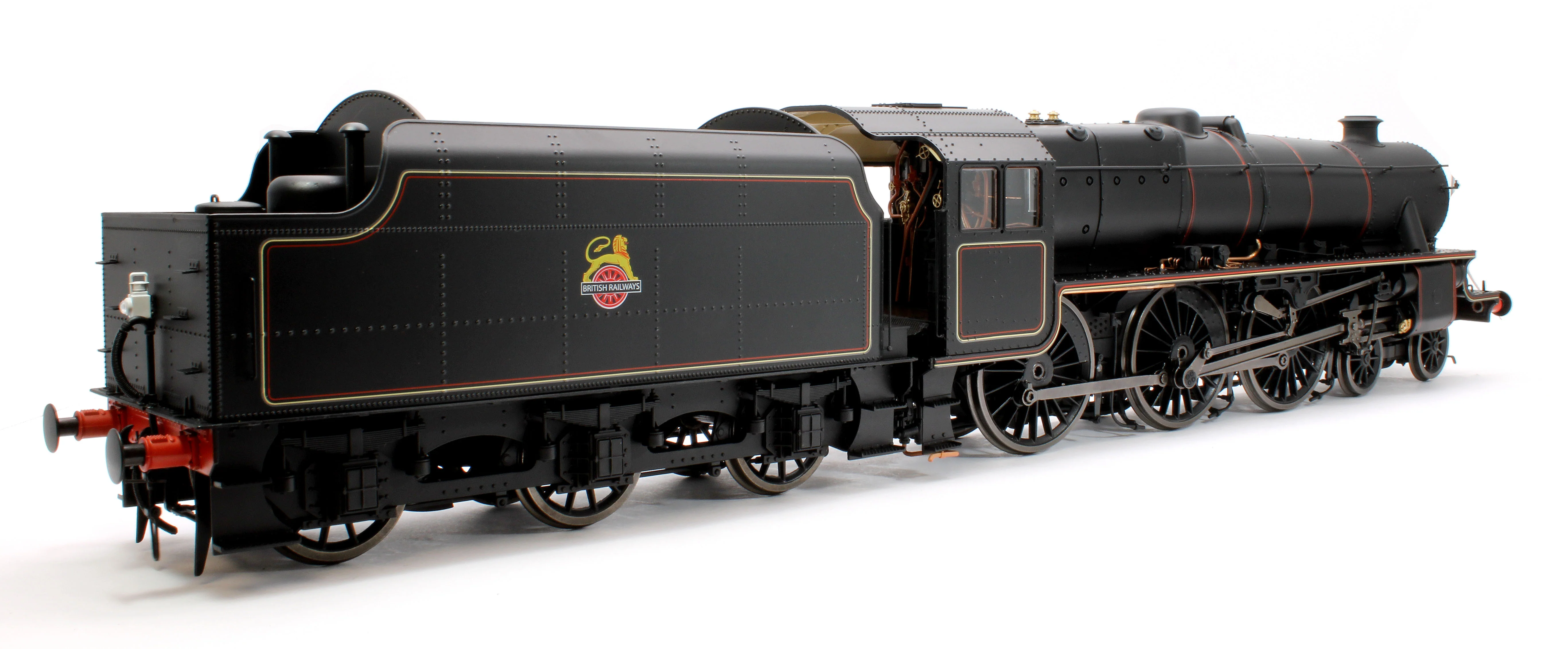 Stanier Class 5 4-6-0 "Black 5" Early BR Lined Unnumbered Riveted Tender Steam Locomotive - Image 4