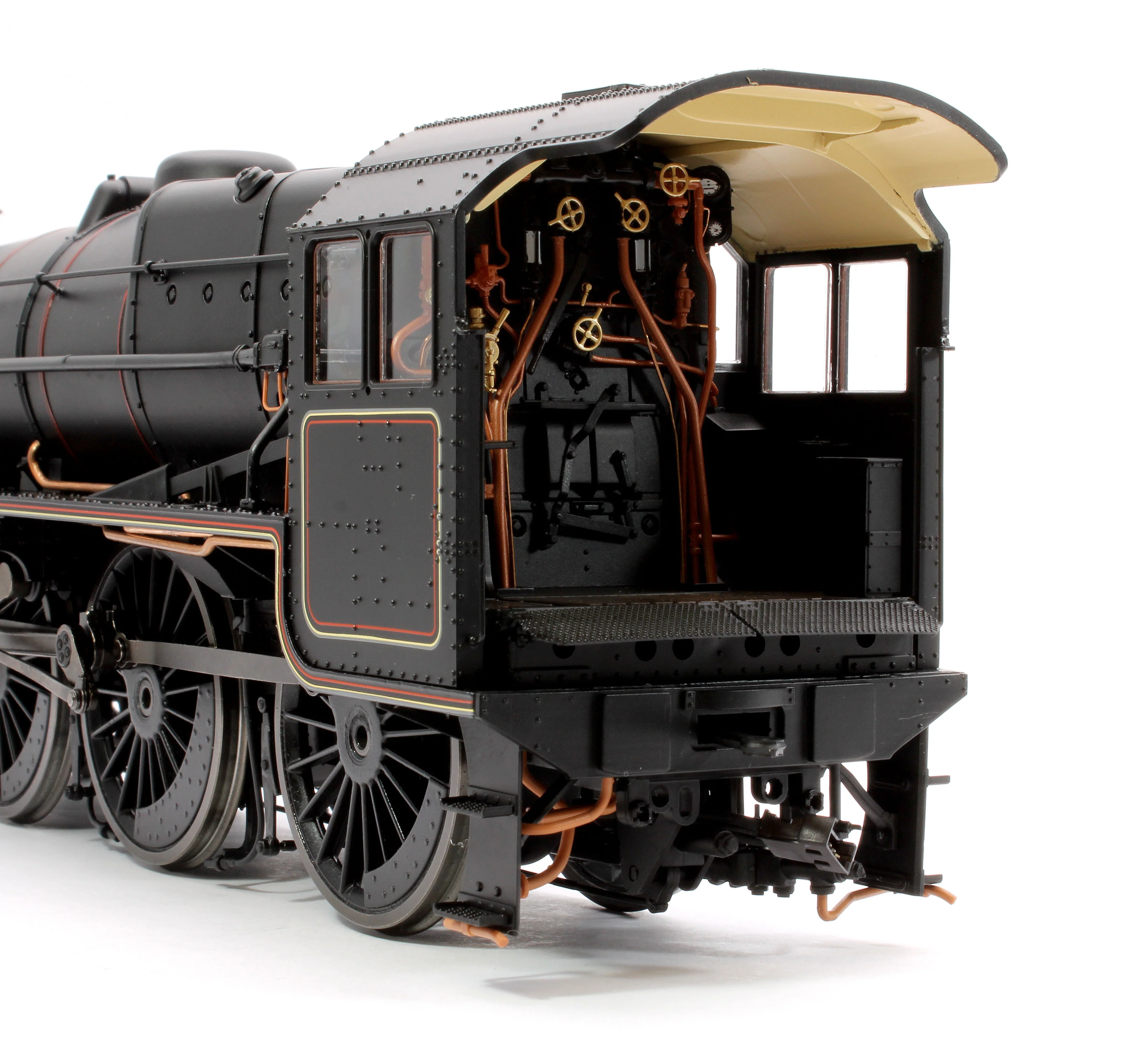 Stanier Class 5 4-6-0 "Black 5" Early BR Lined Unnumbered Riveted Tender Steam Locomotive - Image 7