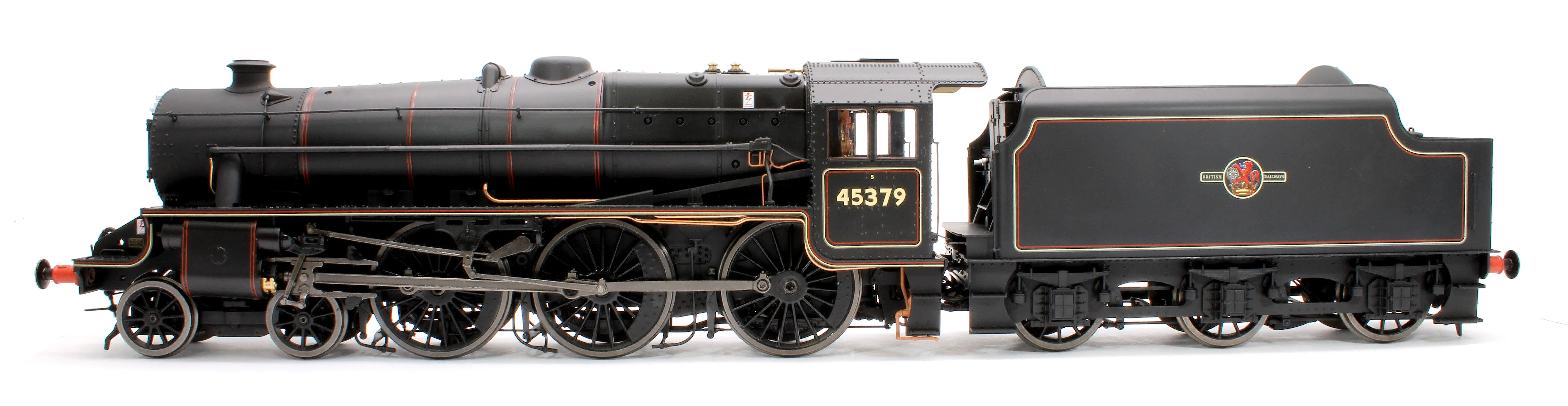 Stanier Class 5 4-6-0 "Black 5" Late BR Lined '45379' Welded Tender Steam Locomotive - DCC Sound - Image 2