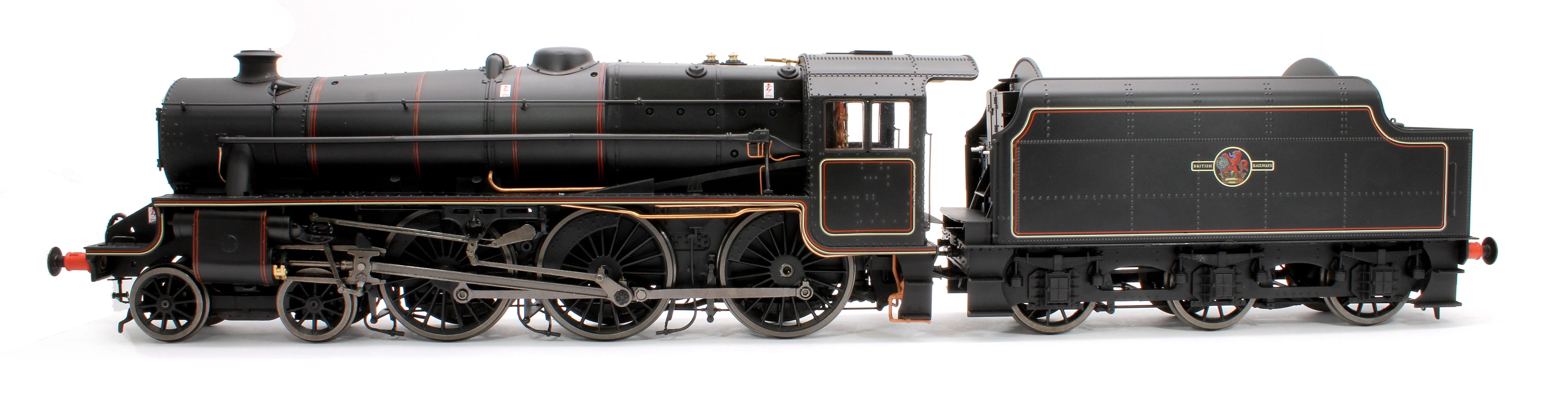 Stanier Class 5 4-6-0 "Black 5" Late BR Lined Unnumbered Riveted Tender Steam Locomotive - Image 2