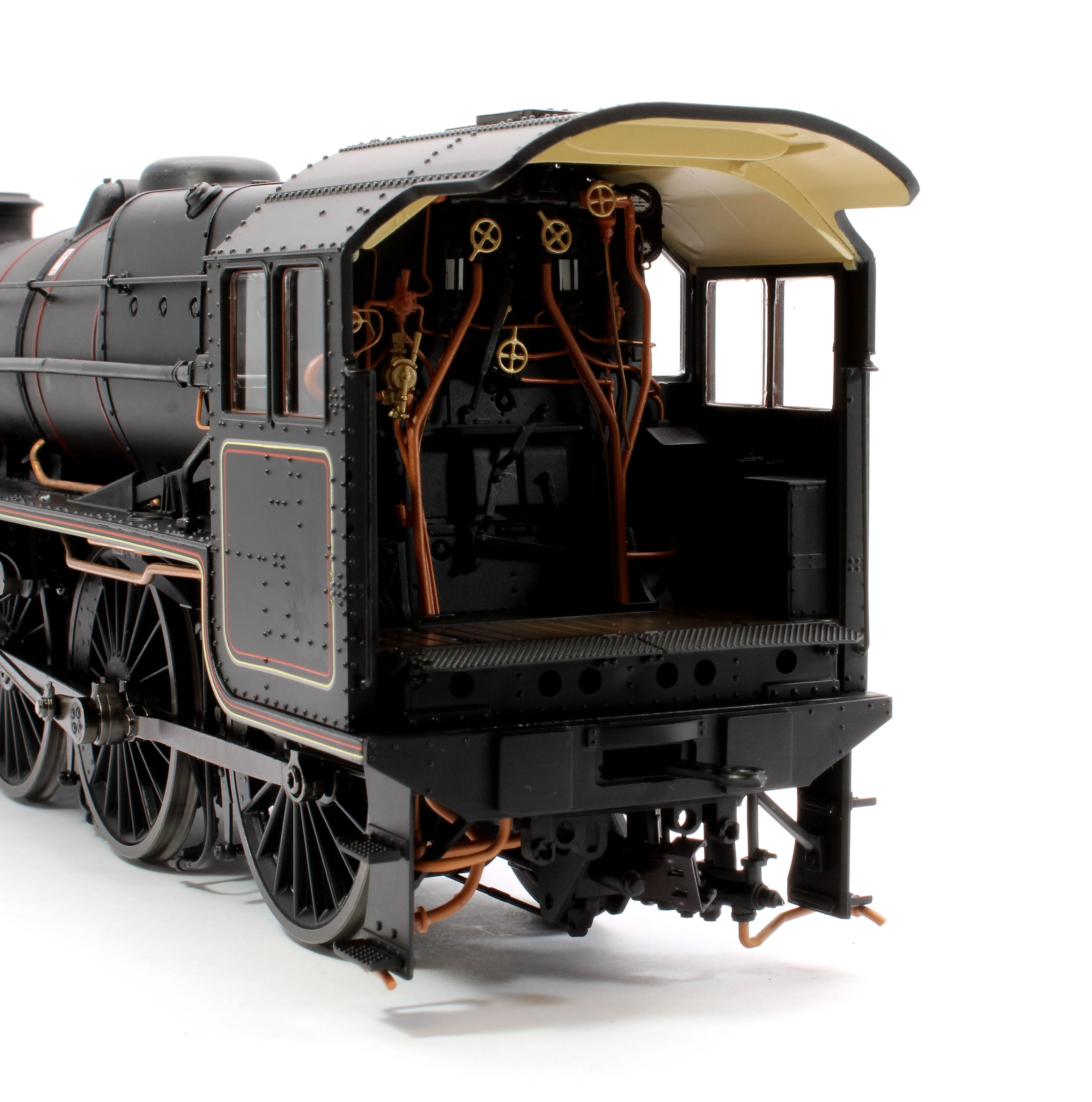Stanier Class 5 4-6-0 "Black 5" Late BR Lined Unnumbered Riveted Tender Steam Locomotive - Image 7