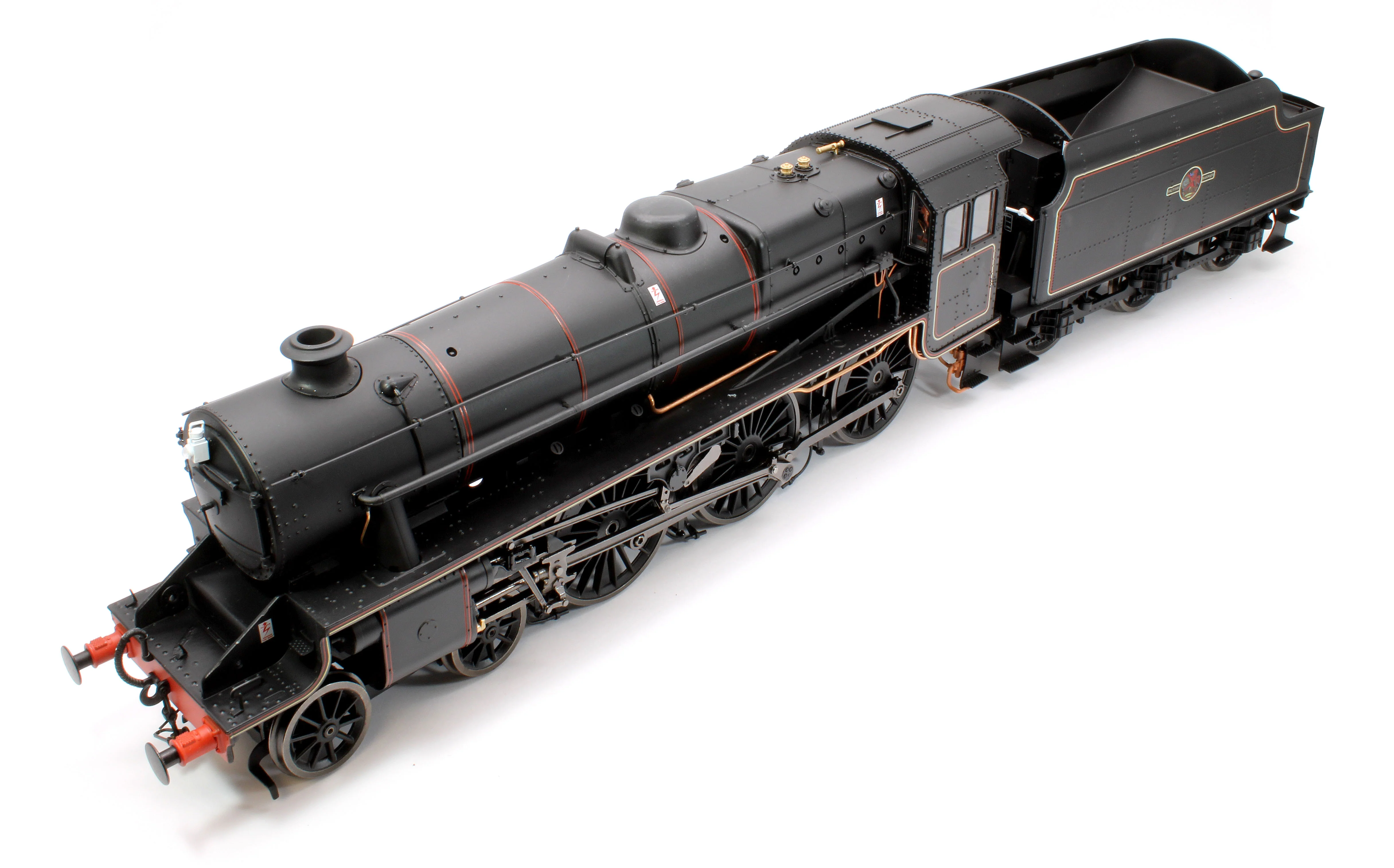 Stanier Class 5 4-6-0 "Black 5" Late BR Lined Unnumbered Riveted Tender Steam Locomotive - Image 8