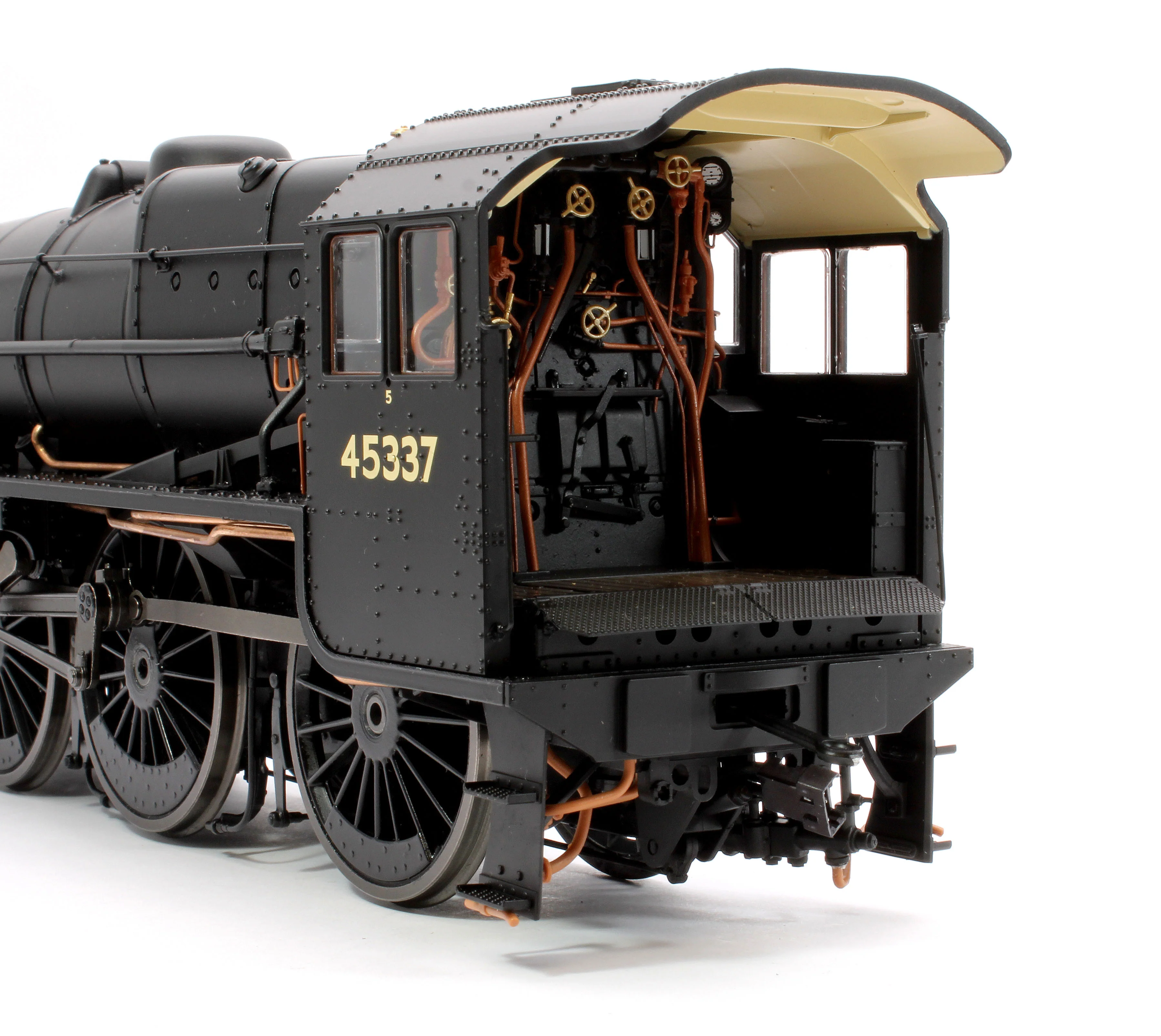Stanier Class 5 4-6-0 "Black 5" Plain BR Black '45337' Welded Tender Steam Locomotive - Image 7