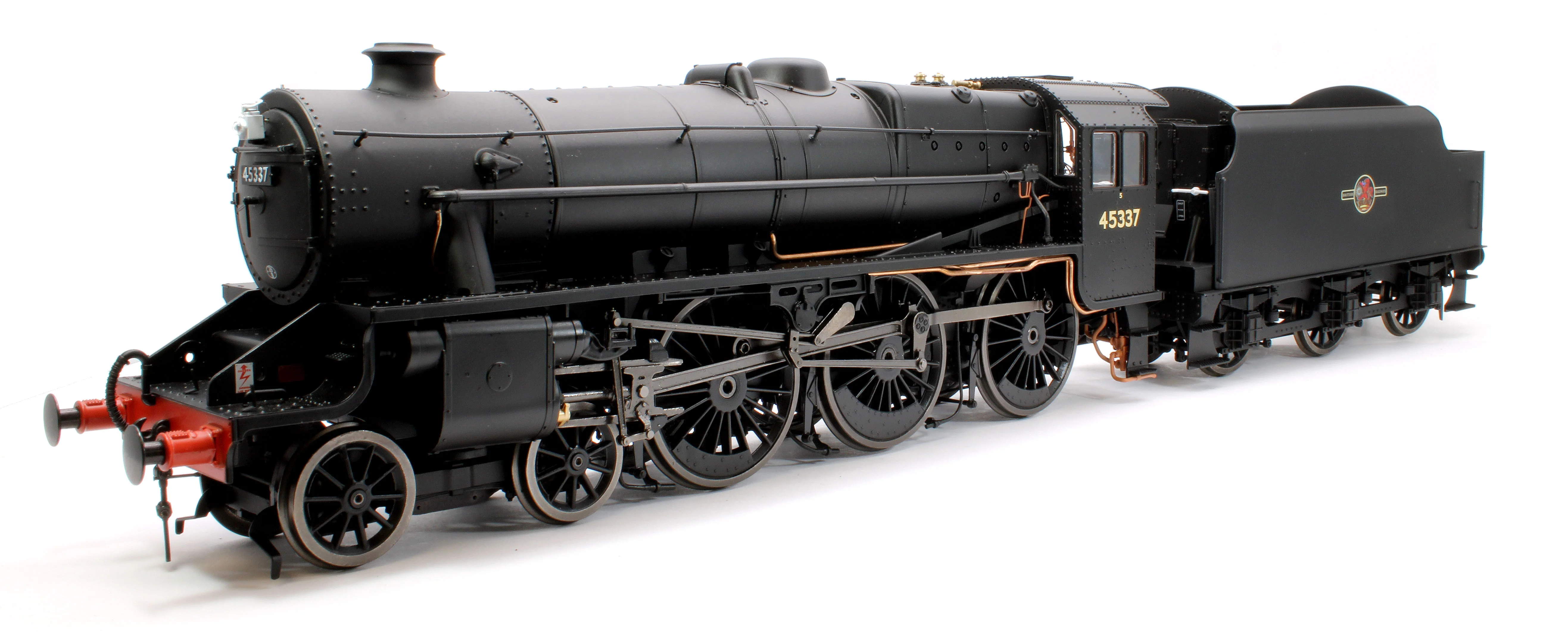 Stanier Class 5 4-6-0 "Black 5" Plain BR Black '45337' Welded Tender Steam Locomotive - DCC Sound