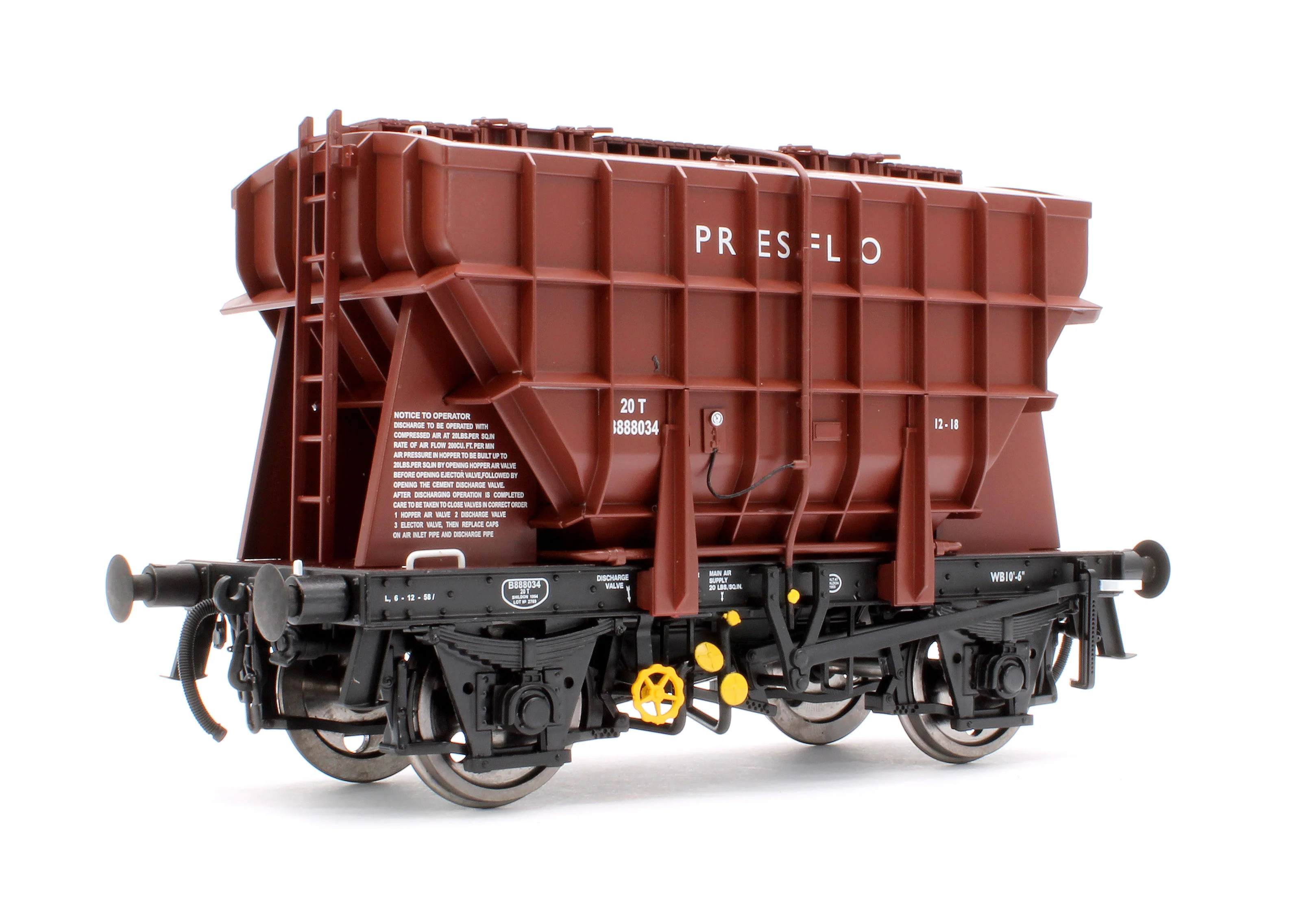 Presflo Wagon 'Presflo' Bauxite B888034 (Pre-TOPS)